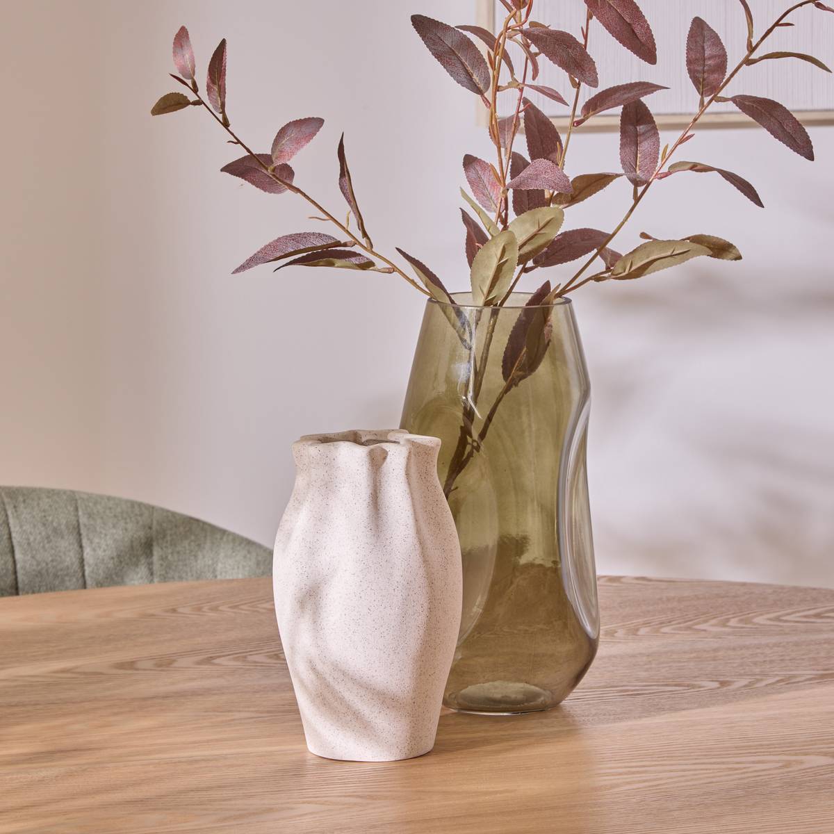 Vase "Grigor" White, H.20,5 cm