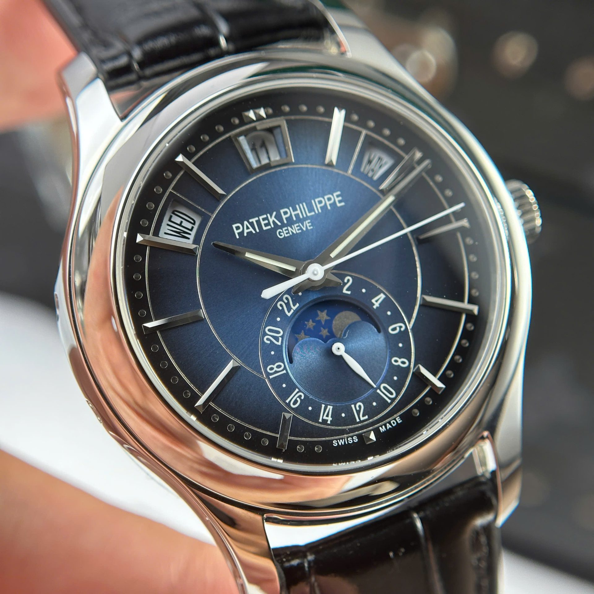 Patek Philippe Replica Watch Complications 5205G Blue Dial 40mm - Top club