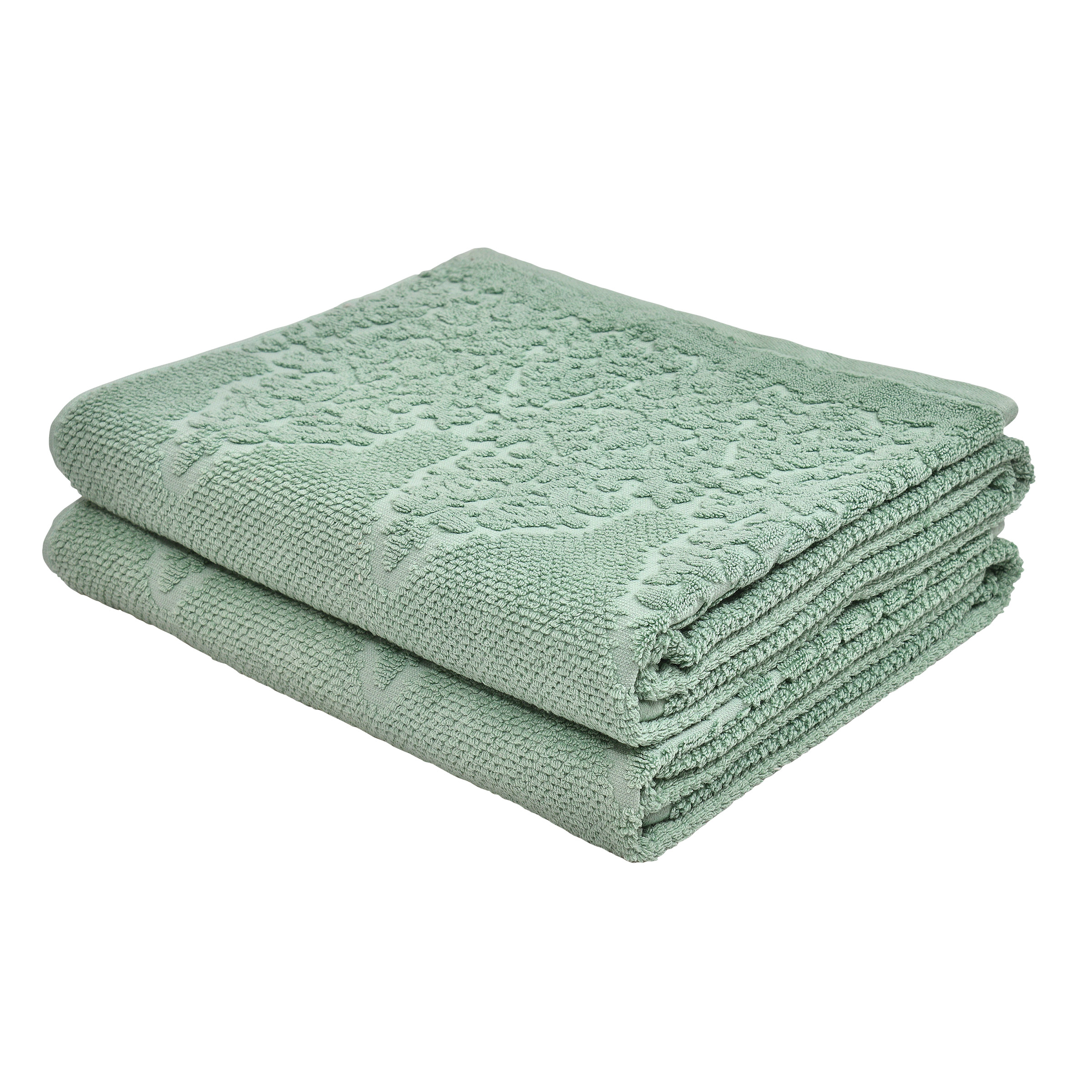 Sculpted Bath Towels, 2-pack