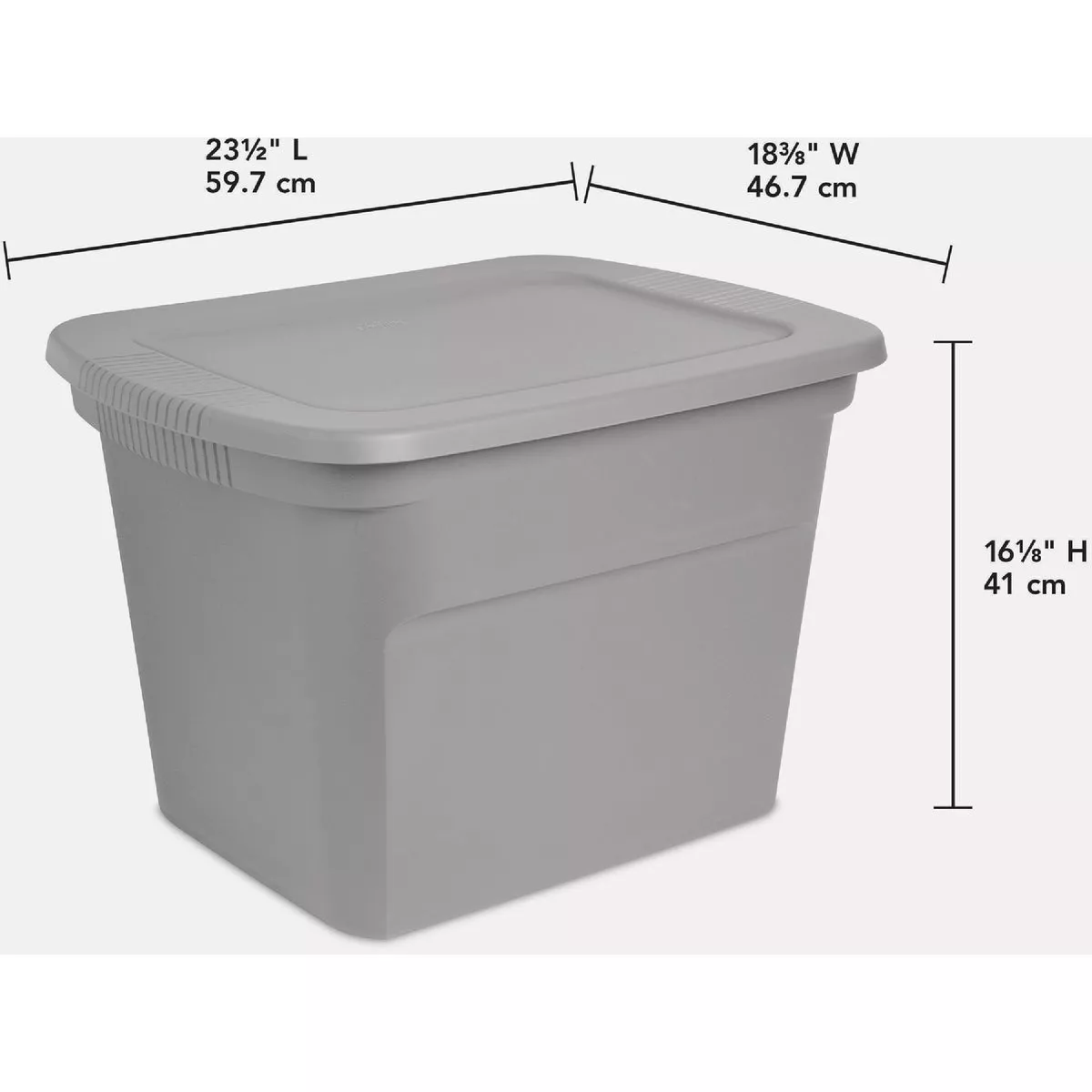 Sterilite 18 Gal./68L Cement Tote
