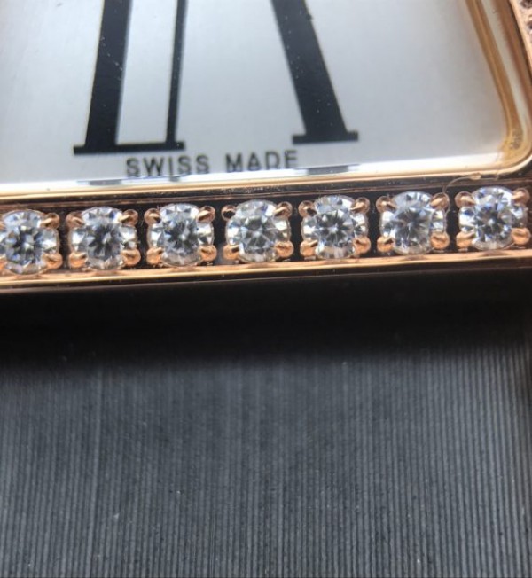 Replica Cartier High Jewelry Watches RG WJ306014 White Dial Brown Fabric Strap - Top club