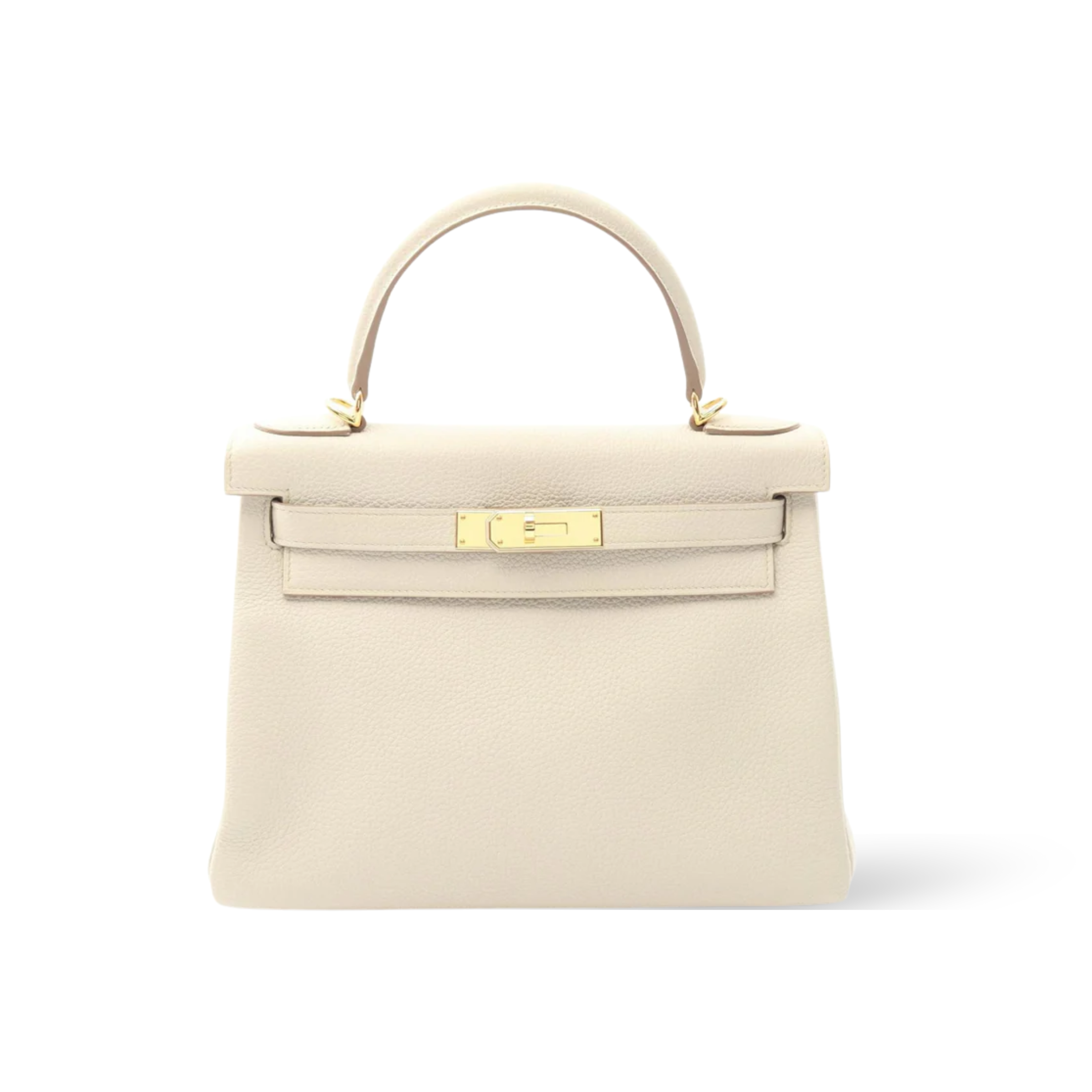 Hermes Kelly 28 Bag In Craie Togo Leather For Women 28cm/11in