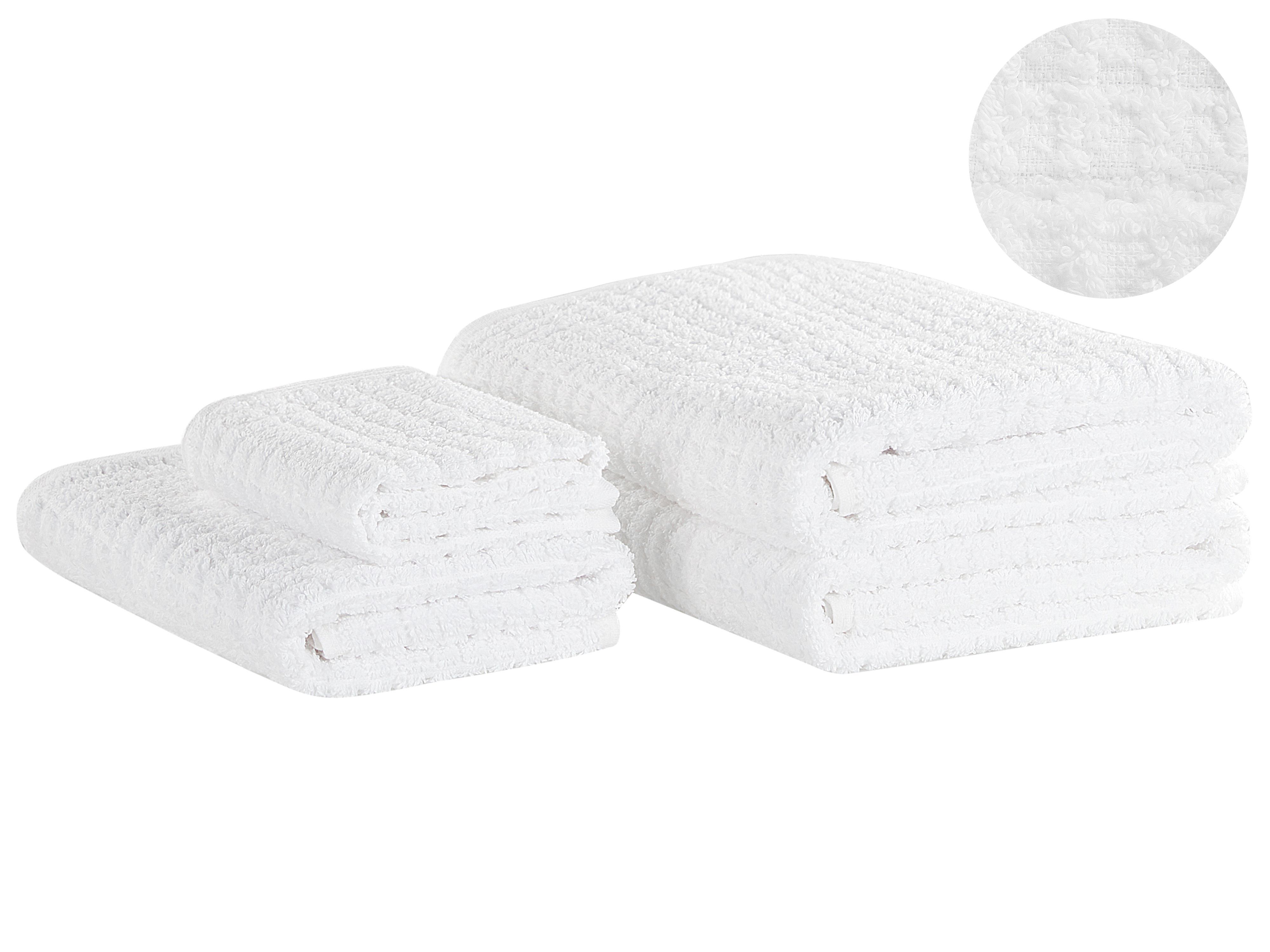 Set of 4 Towels ATAI Cotton White