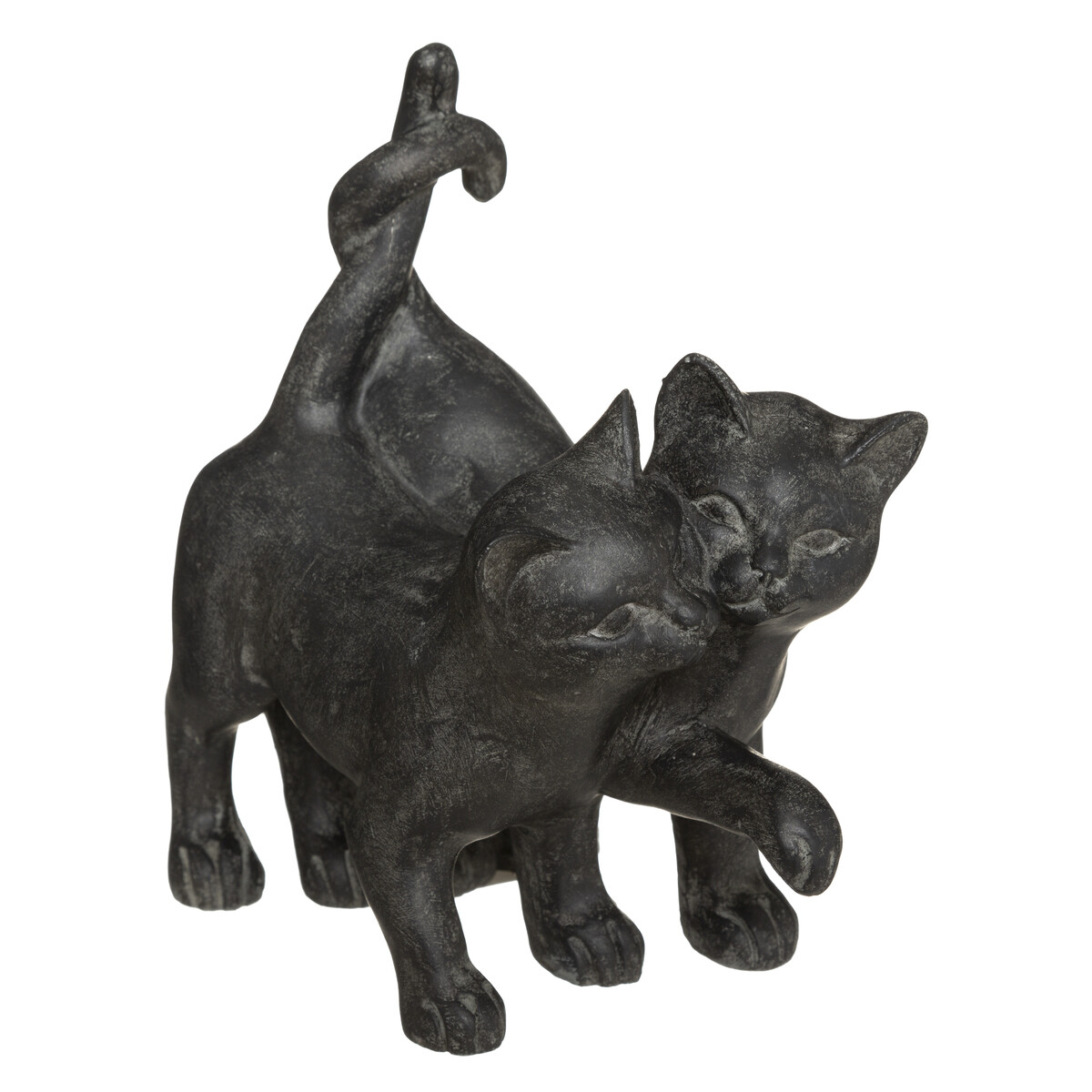 Statue "Couple of kittens" Resin, H.15 cm