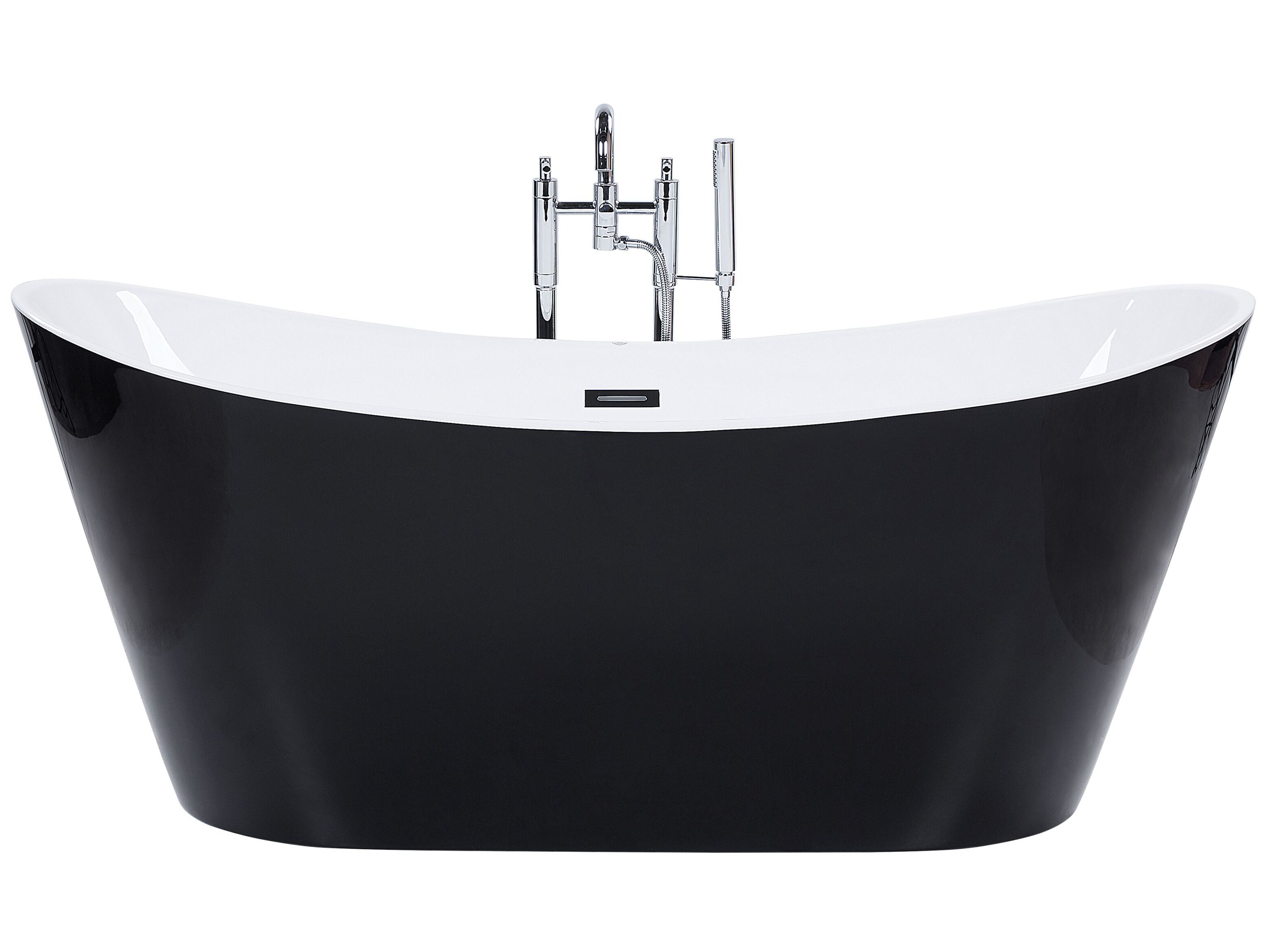 Freestanding Bathtub ANTIGUA 1800 x 780 mm Black
