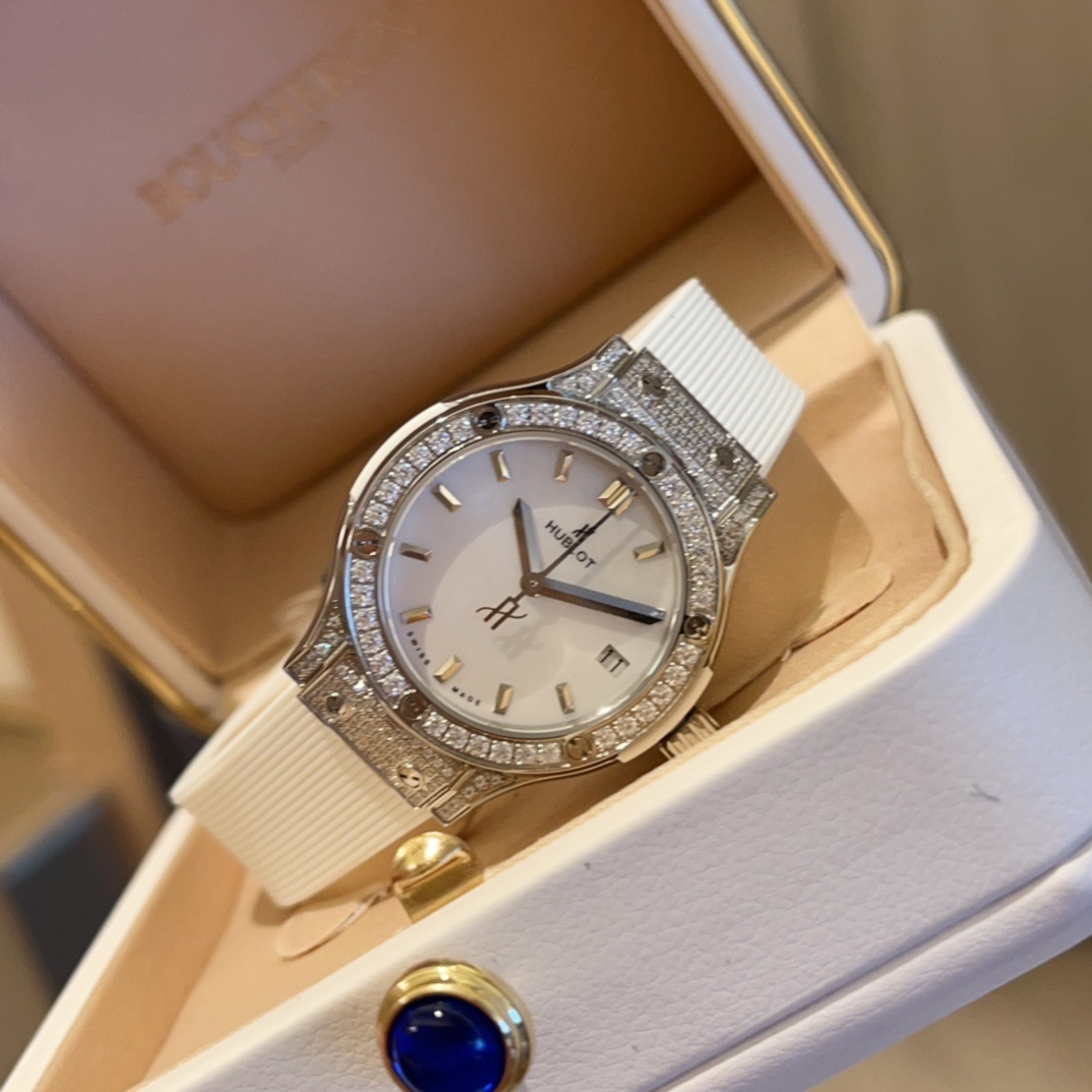 Hublot Classic 33mm High-End Women's Watch(1:1 replica) - Top club