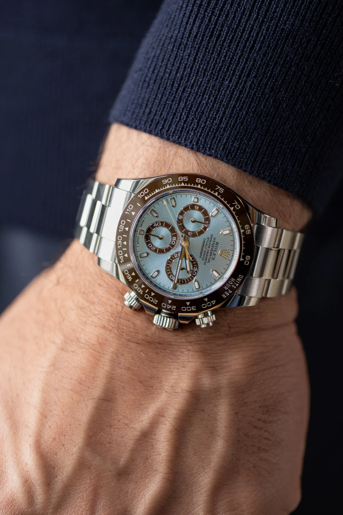 Rolex Cosmograph Daytona 40 mm Platinum Ref# 116506-0001(1:1 replica) - Elite Watch Atelier