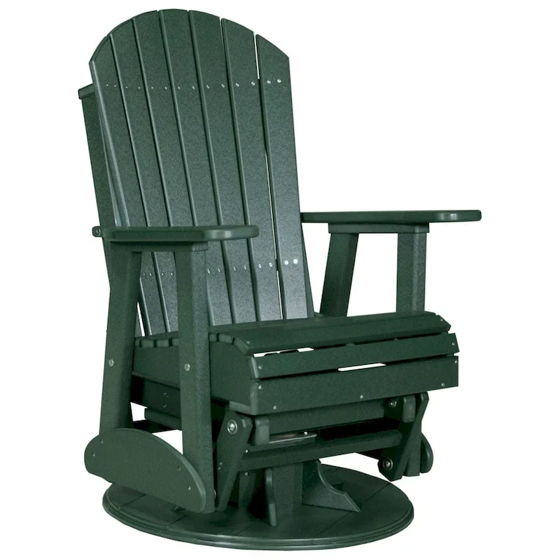 Poly Lumber Adirondack Swivel Glider Chair - 30W x 28D x 44H - Image 26 Poly Lumber Adirondack Swivel Glider Chair - 30W x 28D x 44H - Image 26
