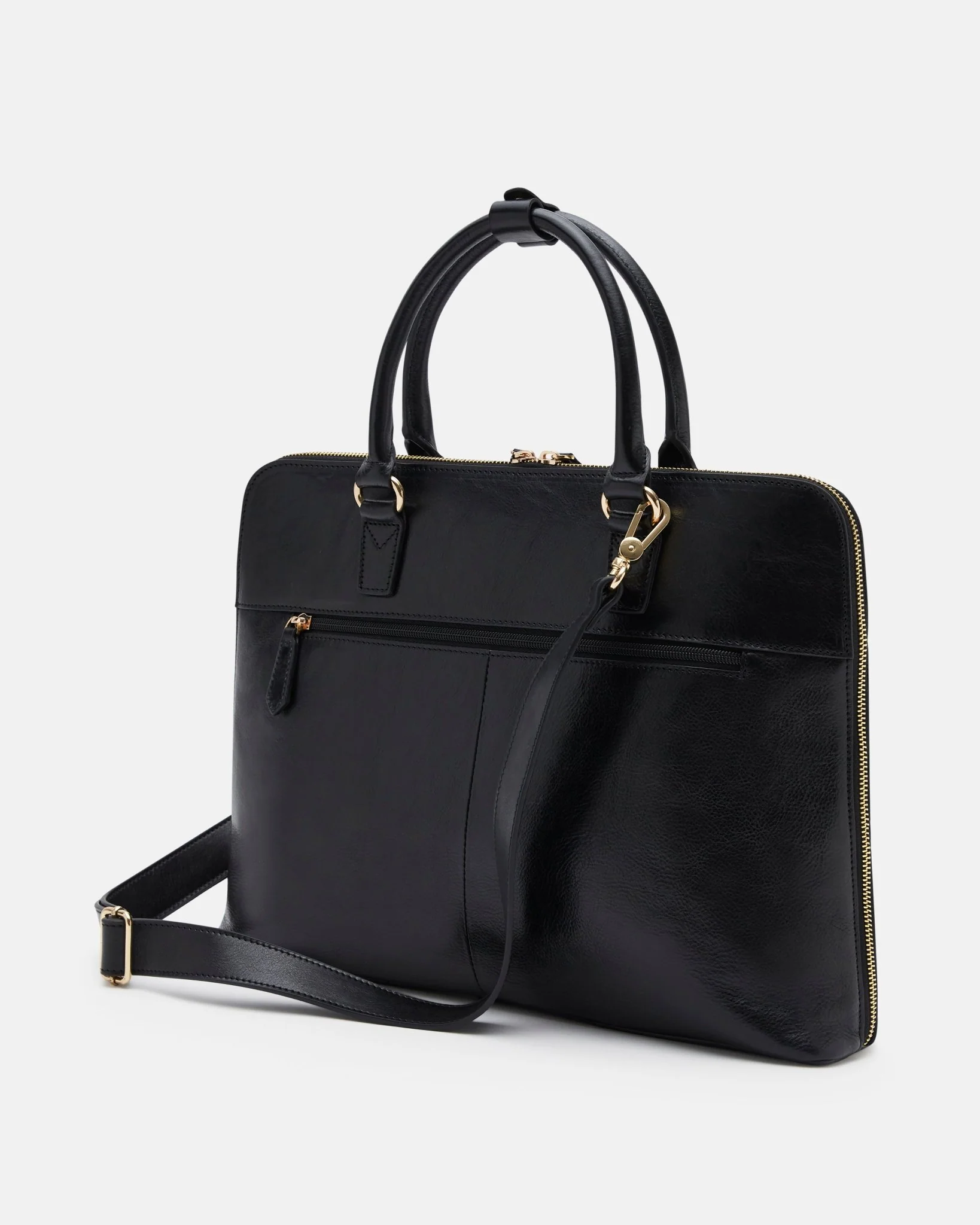 SAC KAMI NOIR - Avec anse amovible et fermeture double zip