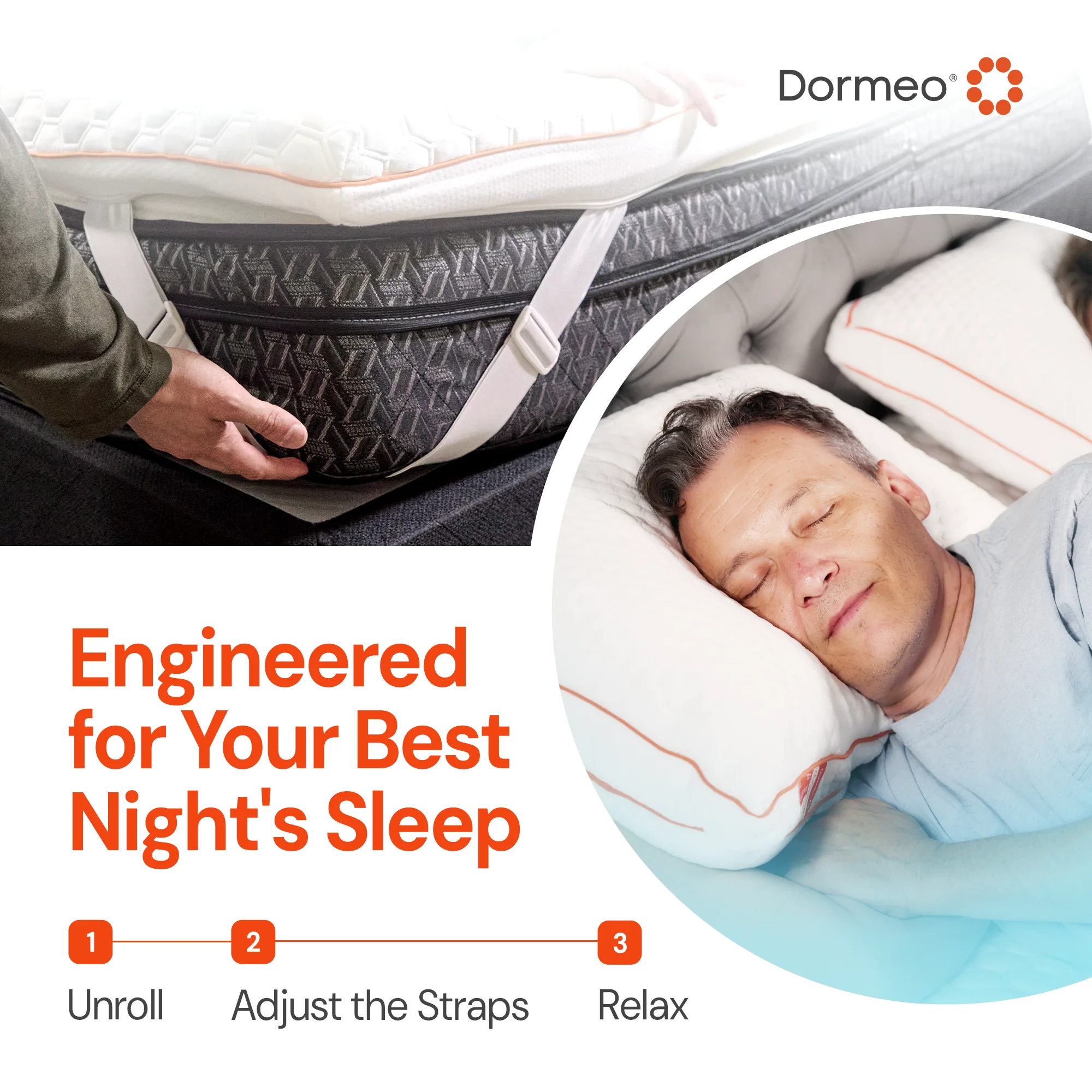 Dormeo Premium Mattress Topper Queen Bed Cooling Mattress Pad with Octaspring Technology - Image 12