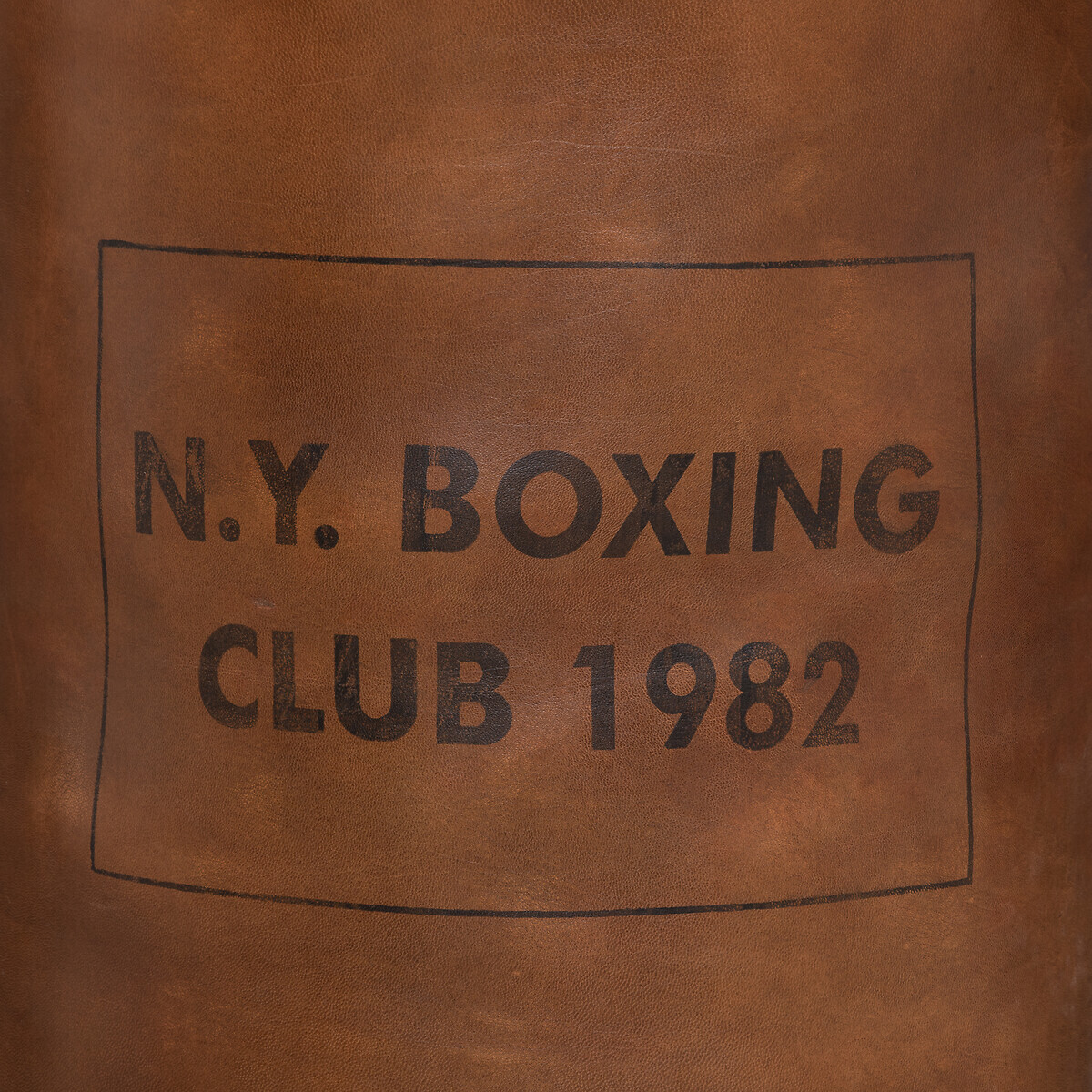 Leather boxing bag "Loft" Brown, H.100 cm