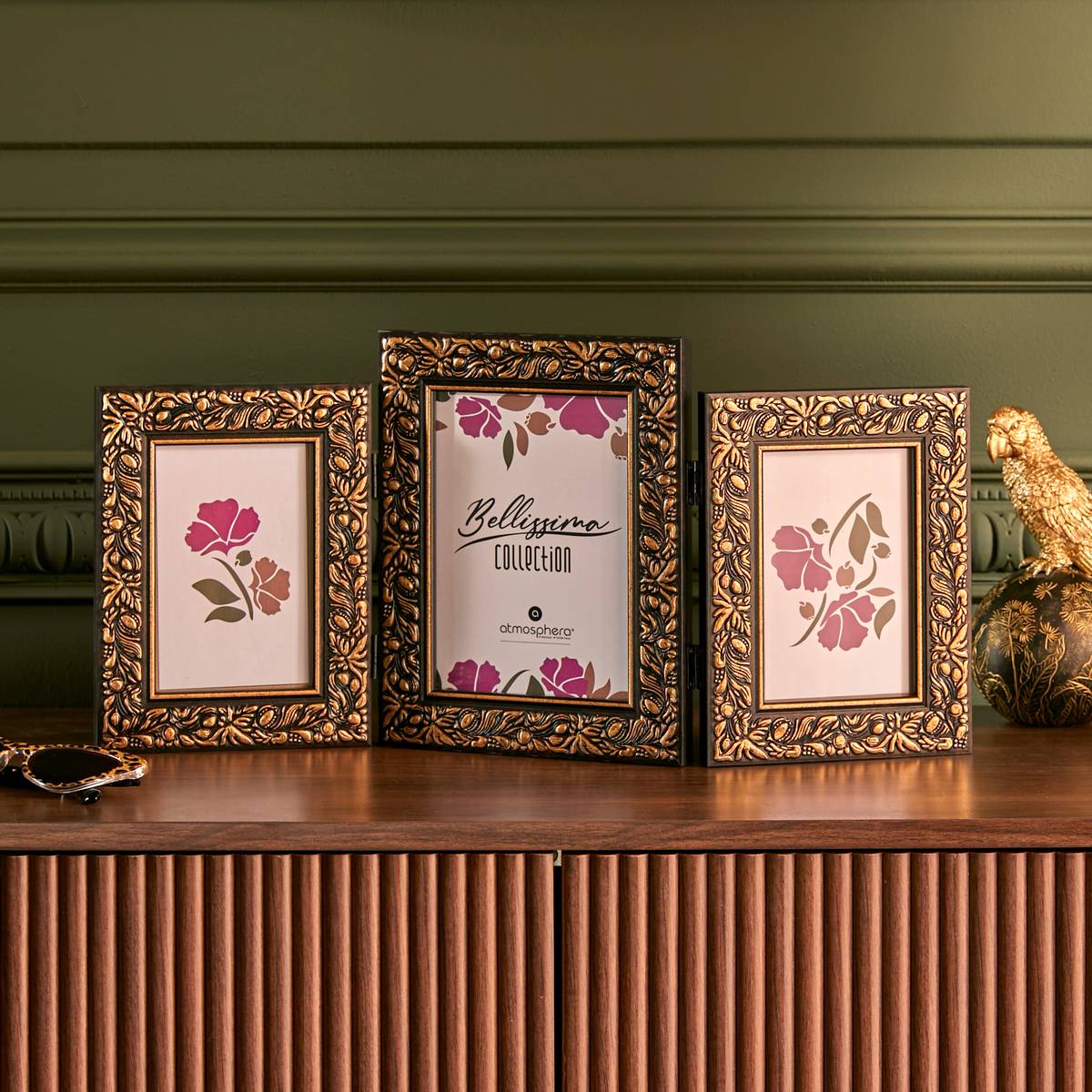 Collage Frame "Alda" Black, 3 photos