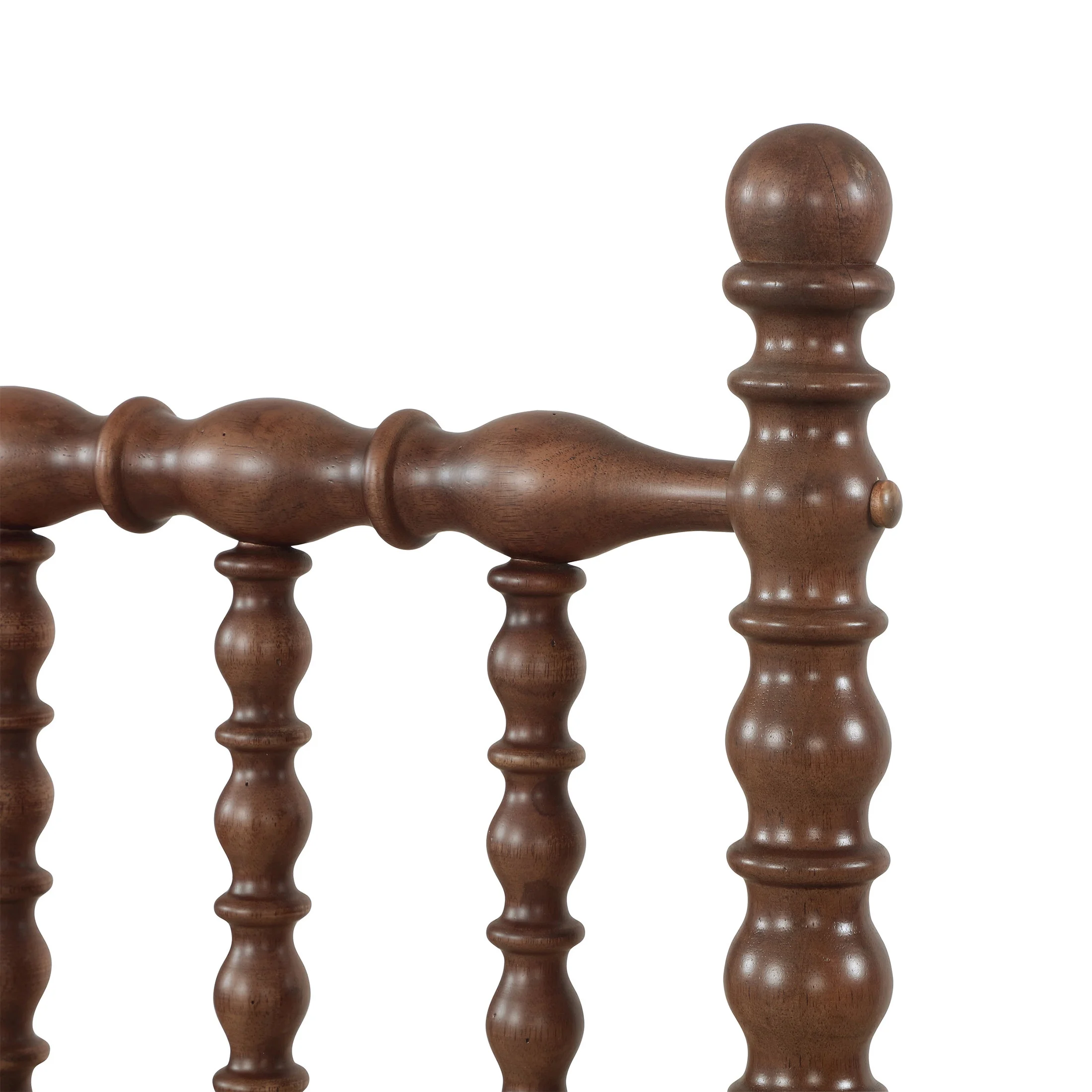 Pioneer Woman Harper Queen-Size Spindle Bed, Homestead Brown - Image 4