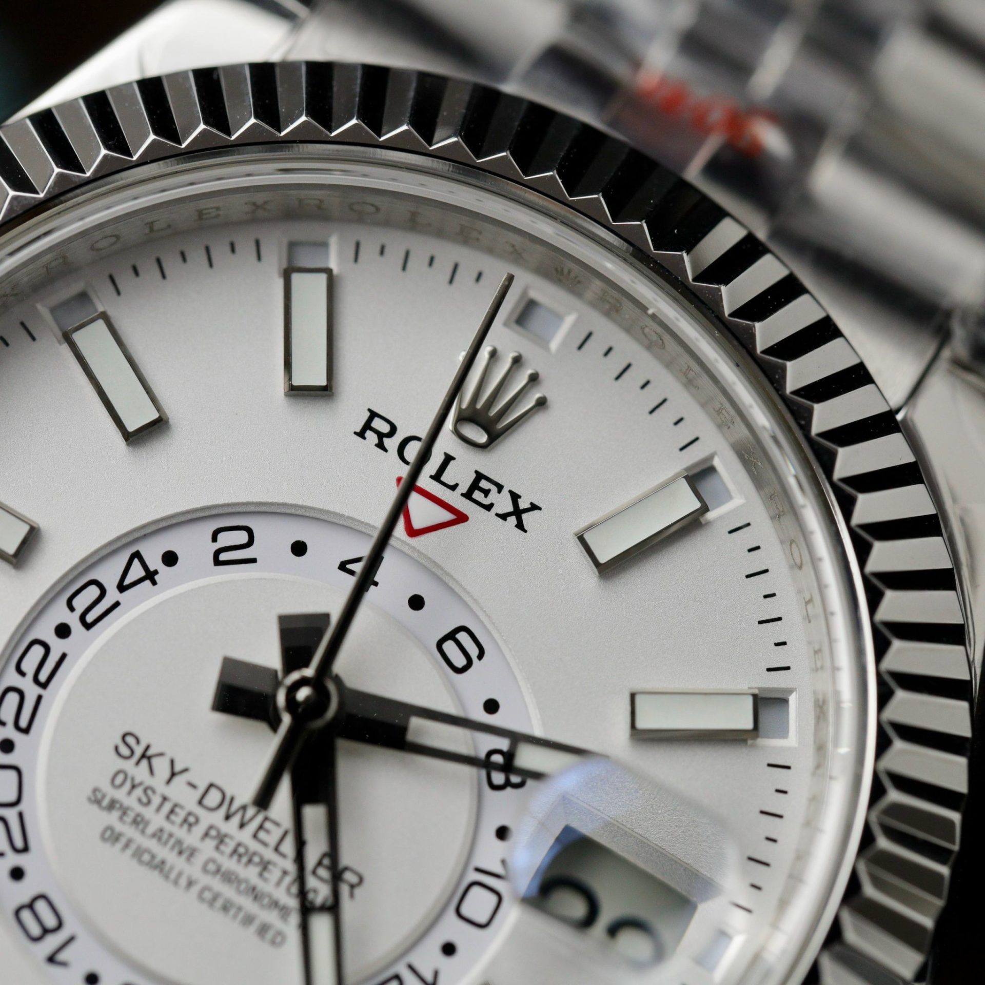 Rolex Replica 1:1 Watch Sky-Dweller White Dial Jubilee Strap 42mm - Top club