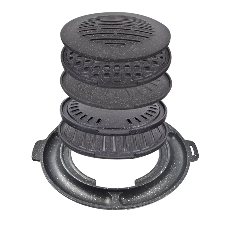 Hot Sale Aluminum Roasting Egg Cake Cheese Grill Pan for BBQ Restaurant