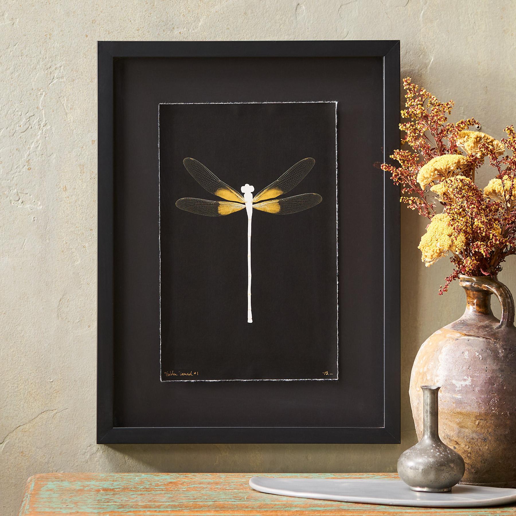 Golden Damselfly Negatives Print - Sundance Clothing