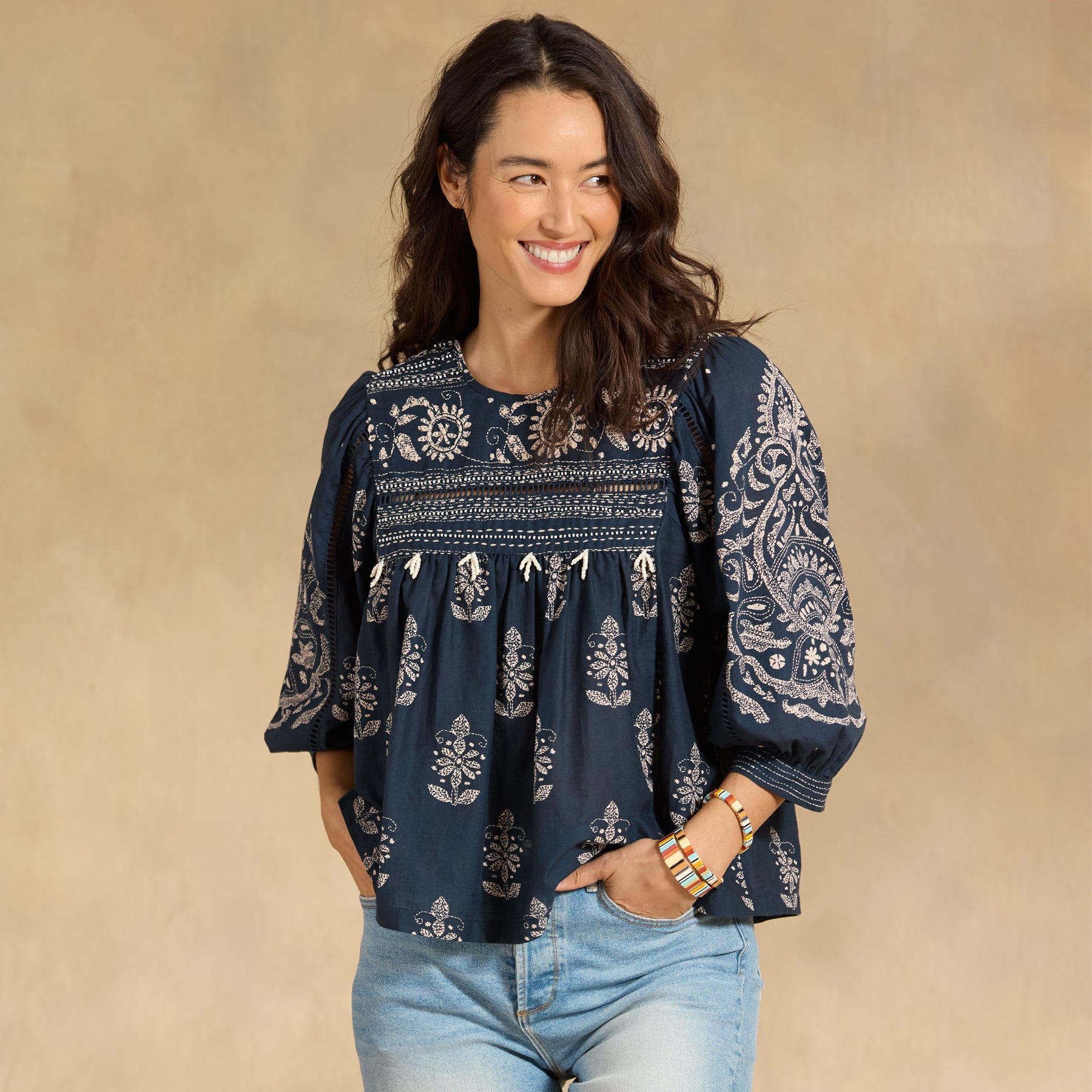 Masha Embroidered Top - Sundance Clothing
