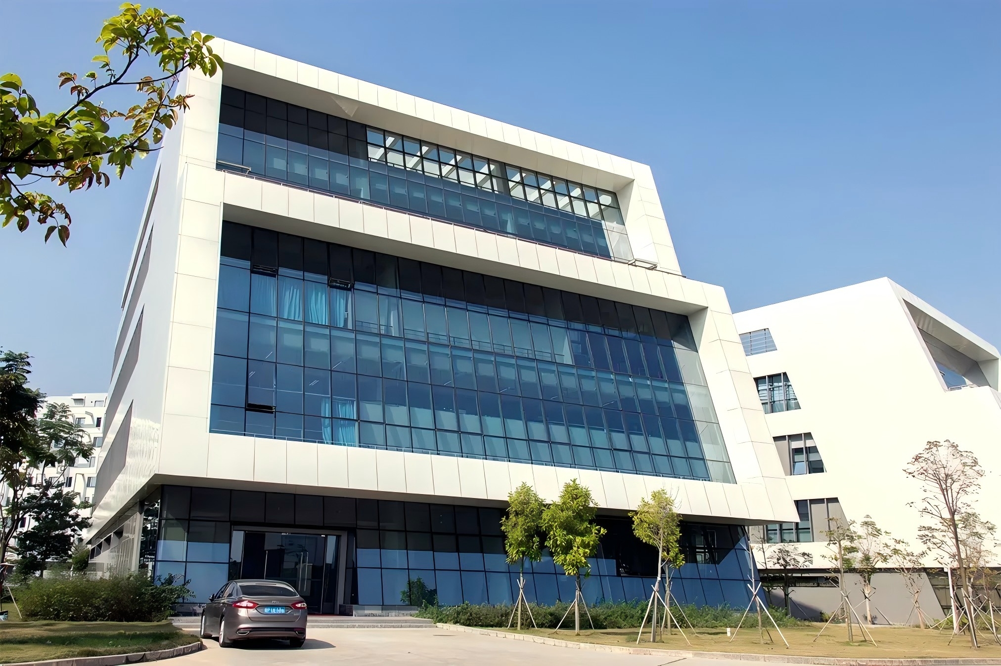 Exterior of a production facility