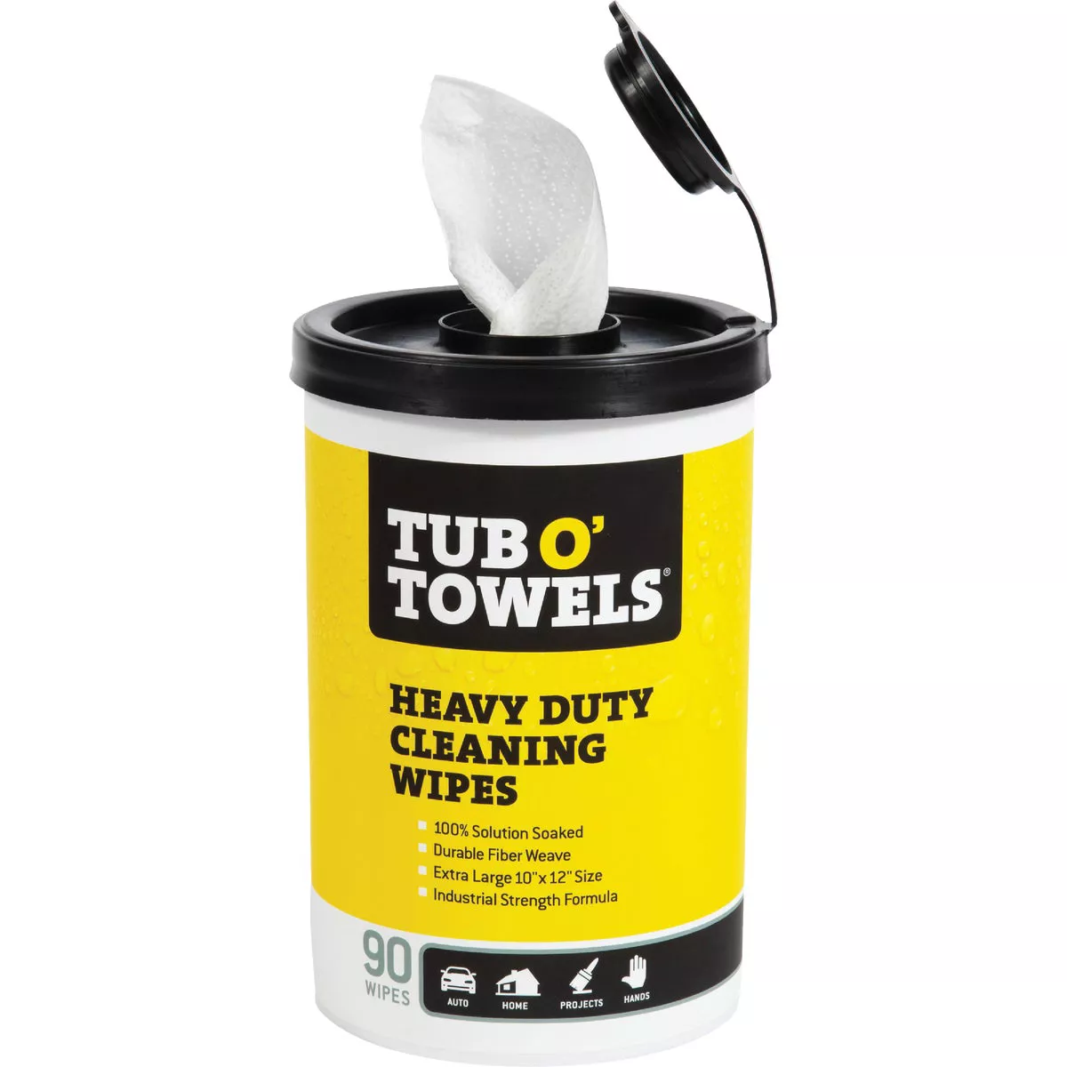 Tub O' Towels Heavy Duty Cleaning Wipes (90-Count)