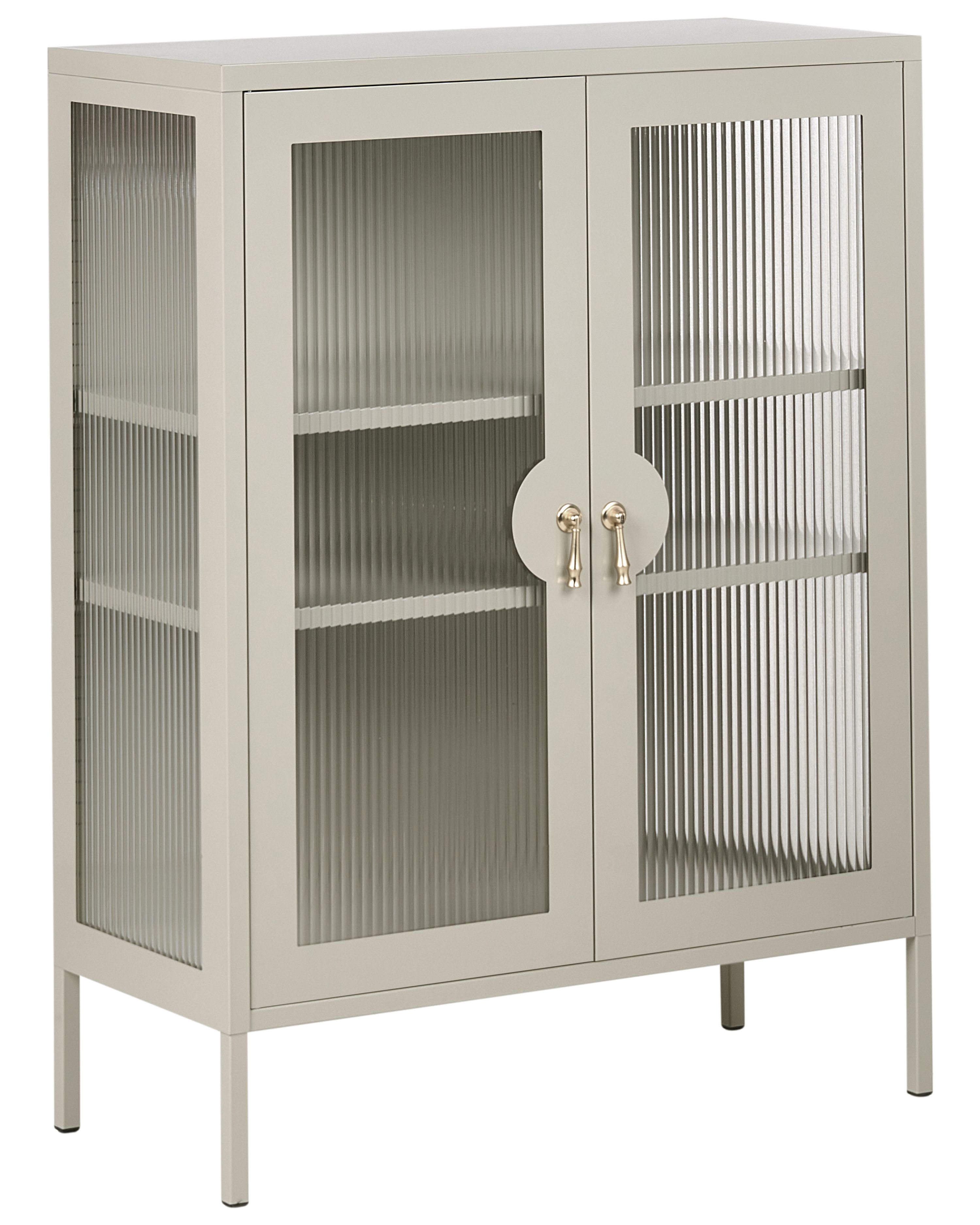 Storage Unit GLEORA Metal Light Beige