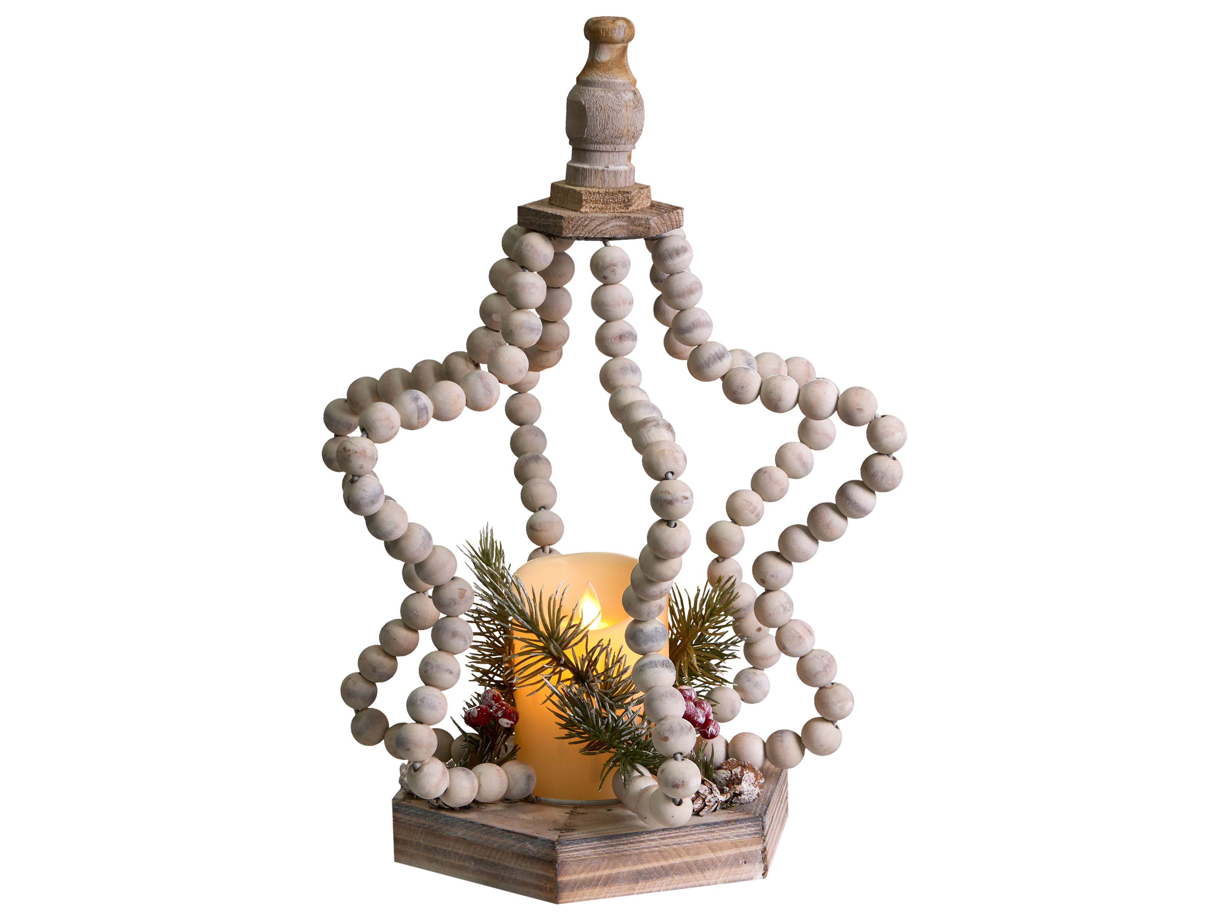 Christmas Decoration LED PATARI Star 42 cm Light Brown