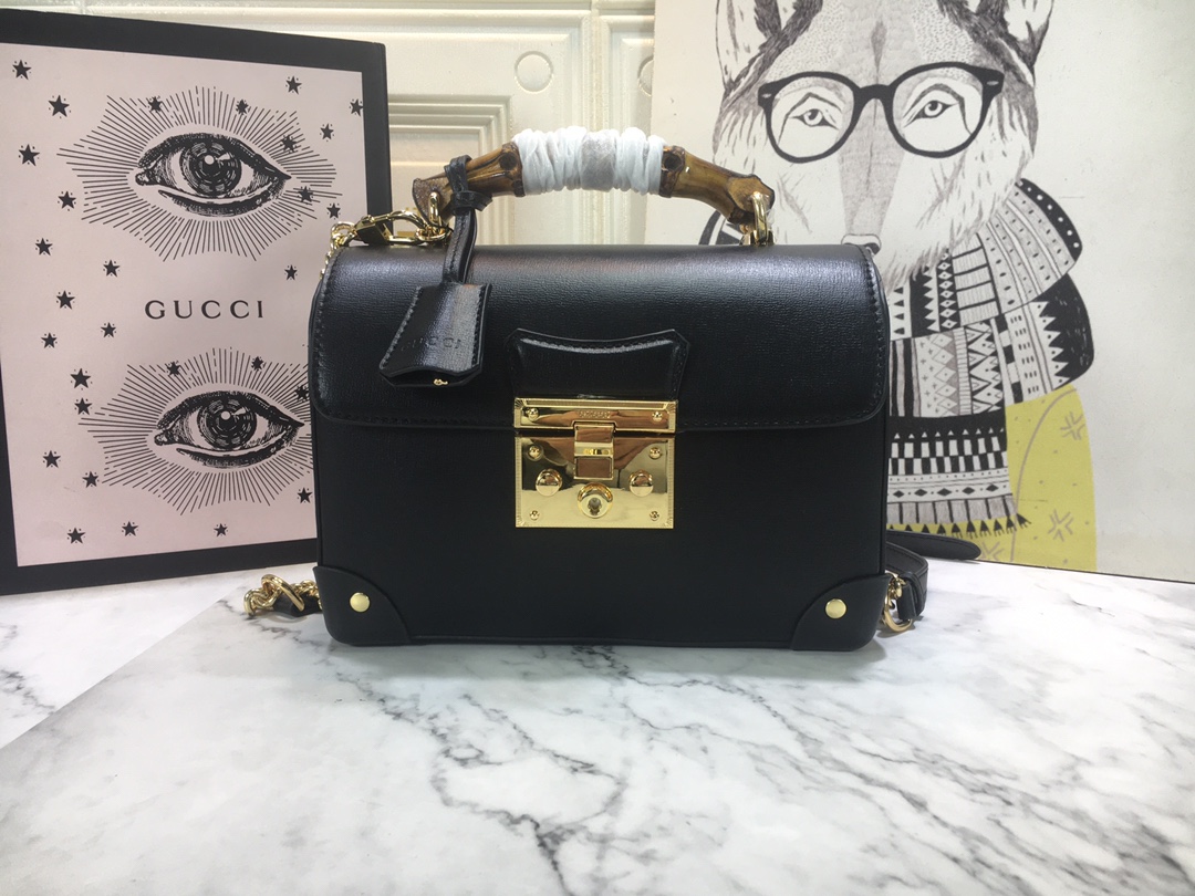 Replica Gucci Padlock Small Bamboo Shoulder Bag 6032211:1High-quality replica