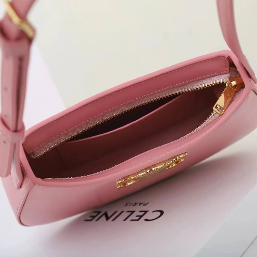 CELINE MEDIUM TILLY BAG in shiny calfskin1:1High-quality replica