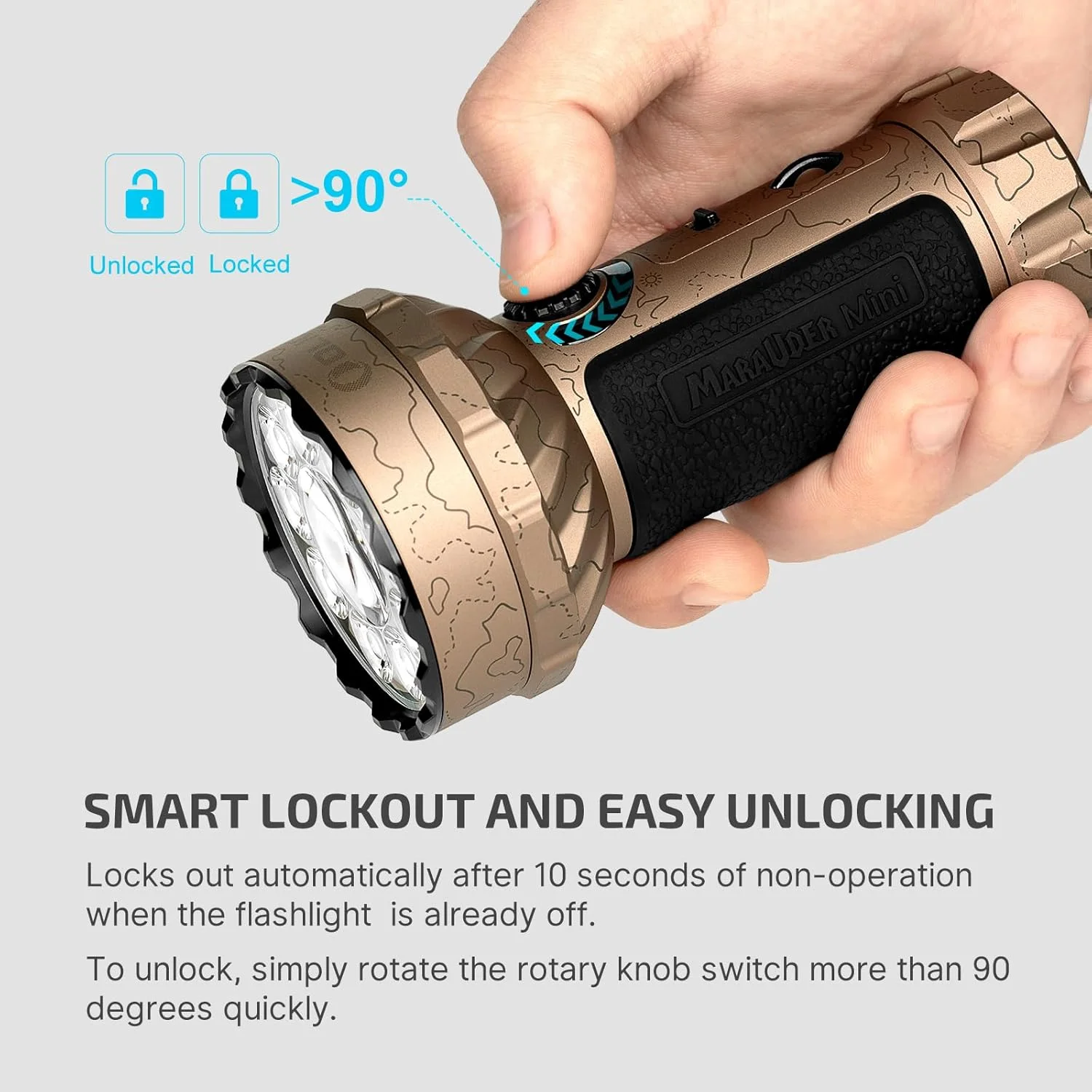 OLIGHT Marauder Mini 7,000 Lumens Bright Flashlight with 600 Meters Beam Distance, Powerful RGB Lights, Magnetic Rechargeable for Outdoors Work, Hunting, and Searching(Black) - Image 35