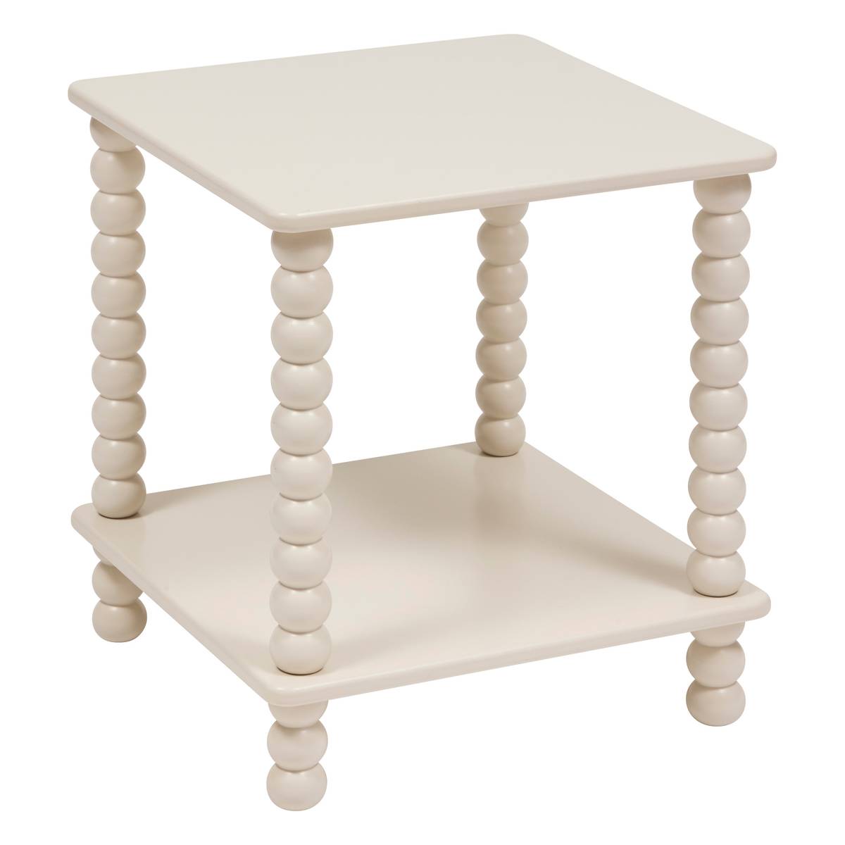 Side Table "Chamlo" Ivory, 40x40 cm