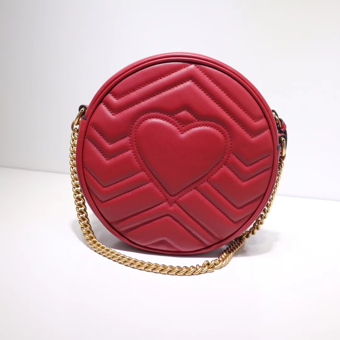 Replica Gucci Marmont Mini Round Shoulder Bag1:1High-quality replica