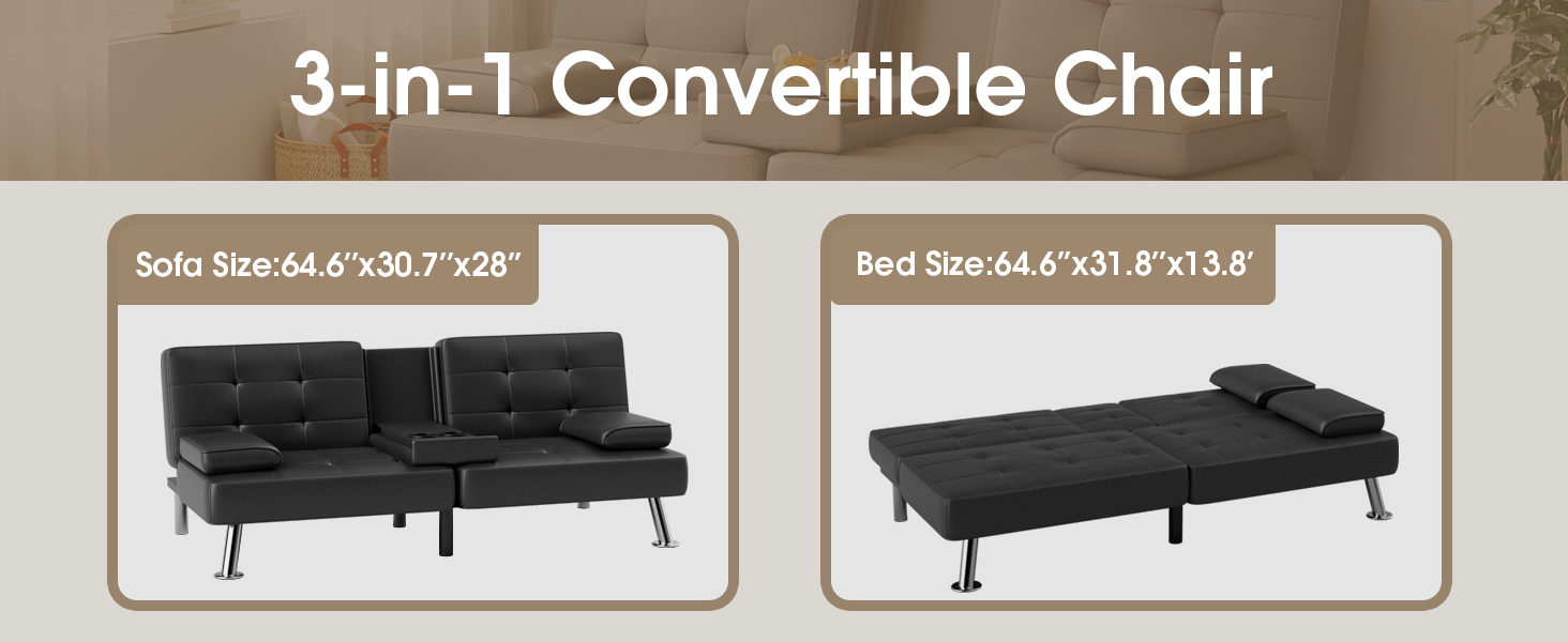Dimensions du futon