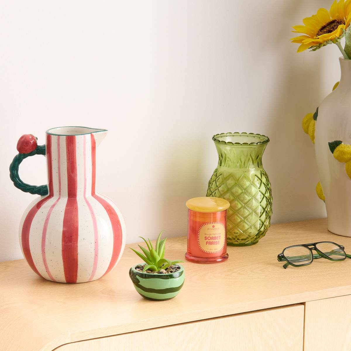 Scented candle round "Sorbet" Multiple scents, 160g