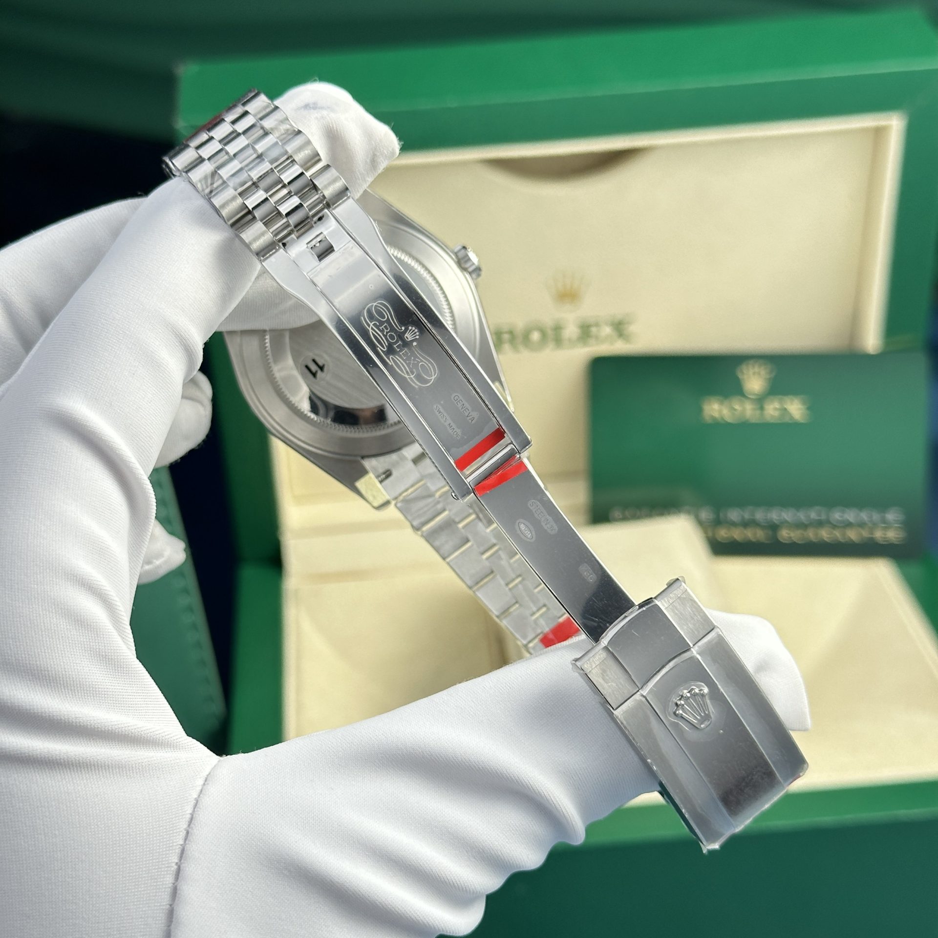 Rolex Replica Watch DateJust 126334 Green Dial VS Factory 41mm - Top club