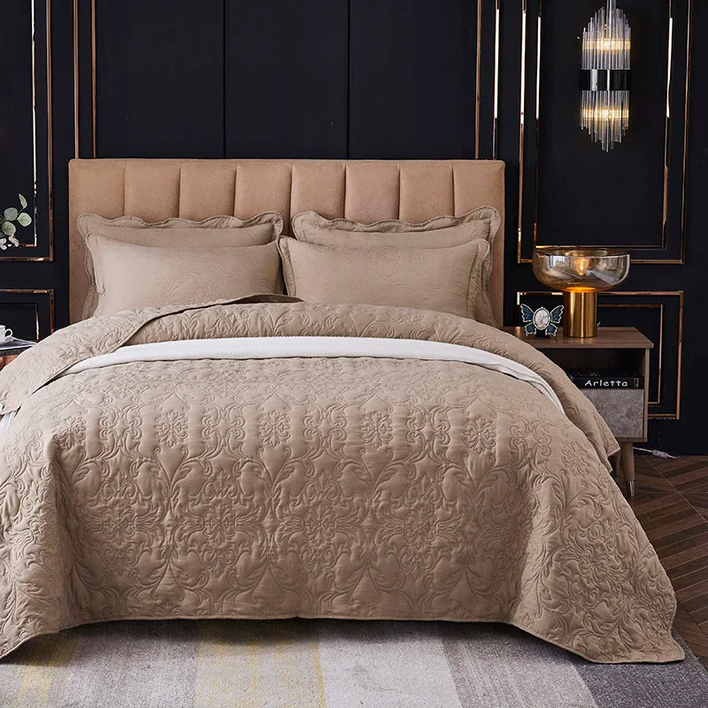 ElegantTouch - Wit Geïmpregneerd Katoenen Quilt
