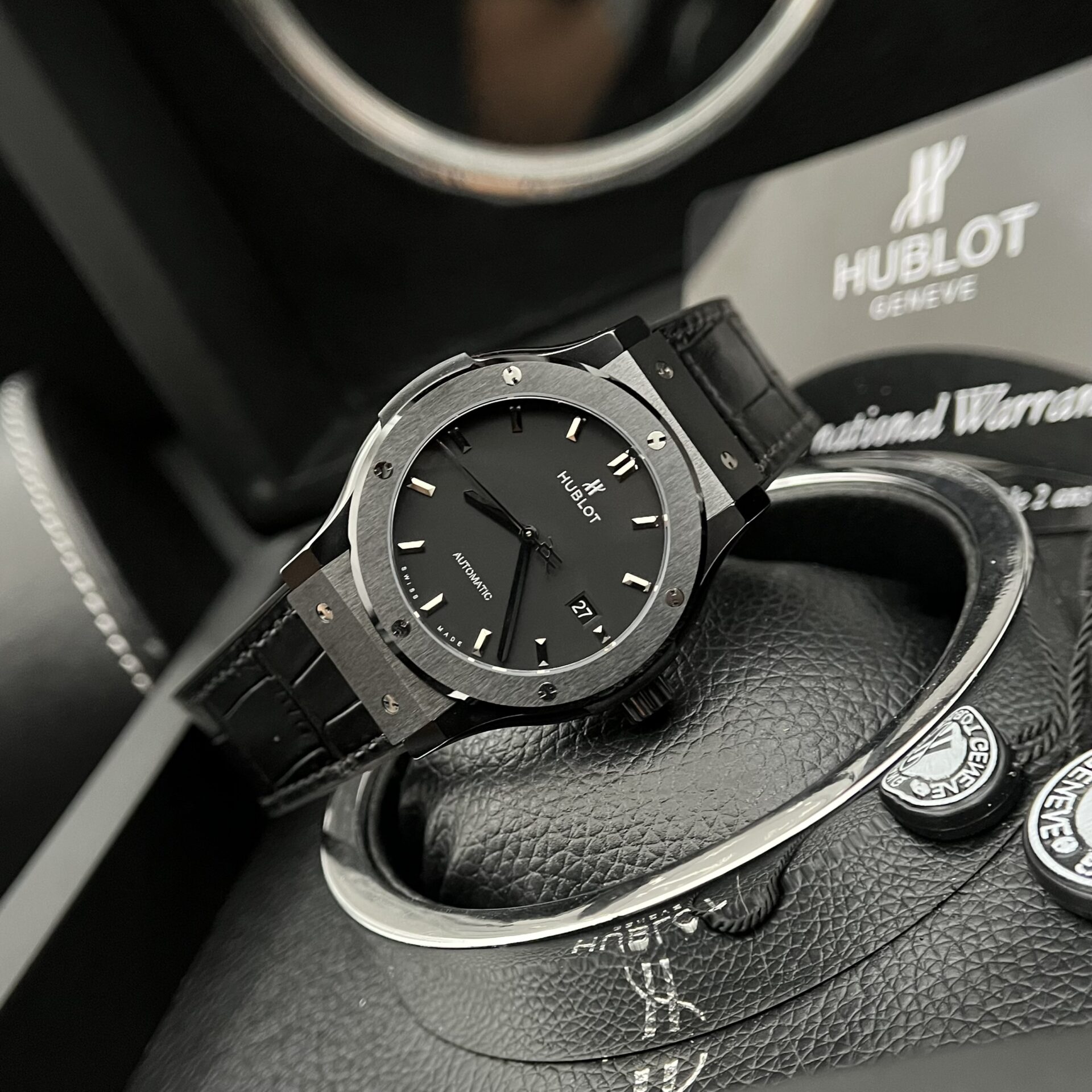 Hublot Replica 1:1 Watch Classic Fusion Ceramic Black JJZ 42mm - Top club