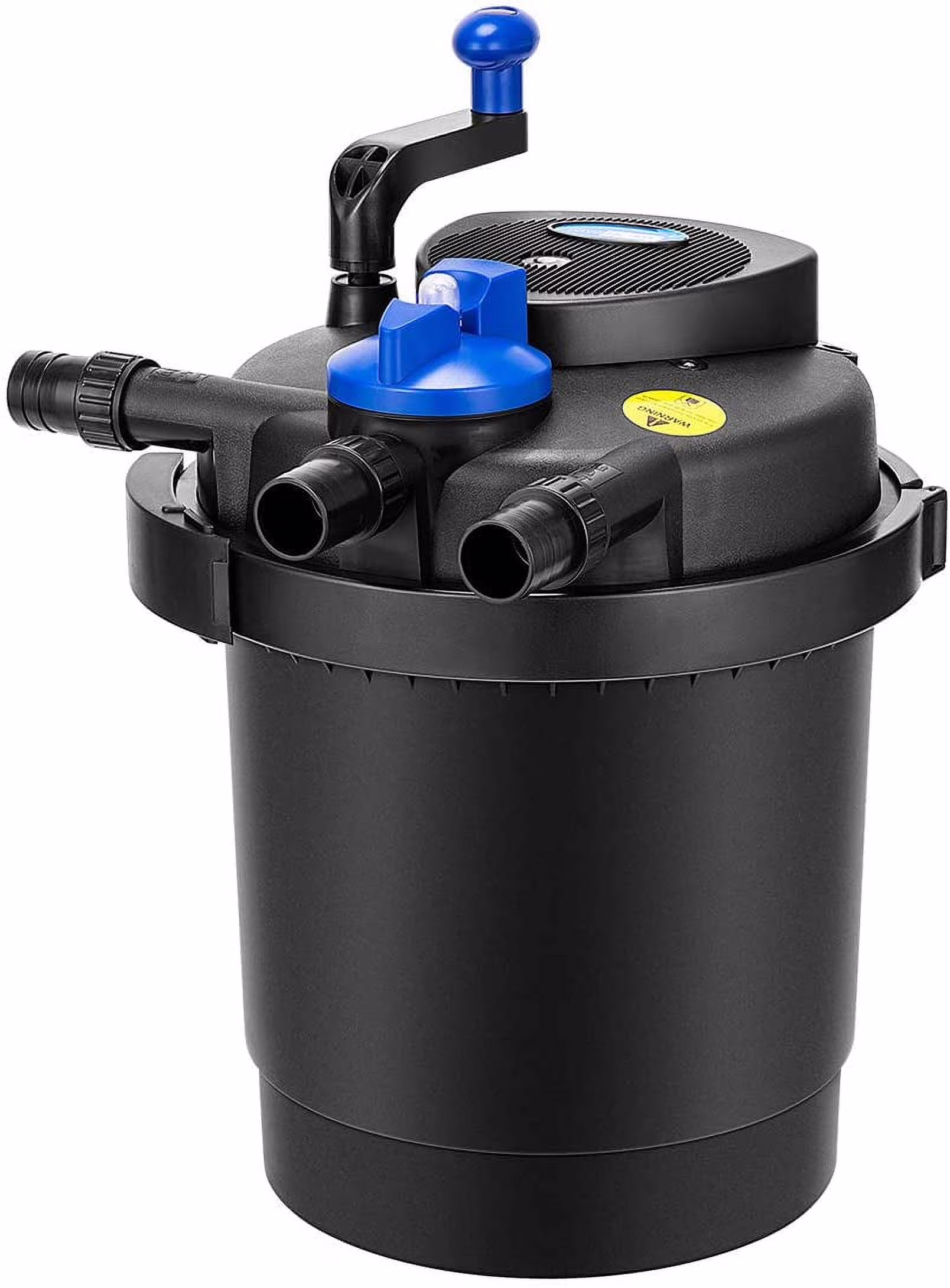 SPECSTAR Pressurized Biological Pond Filter with 13-watt Light, 1580 GPH Suitable for Koi Ponds up to 800 Gallons or Ornamental Ponds up to 1600 Gallons - Image 3