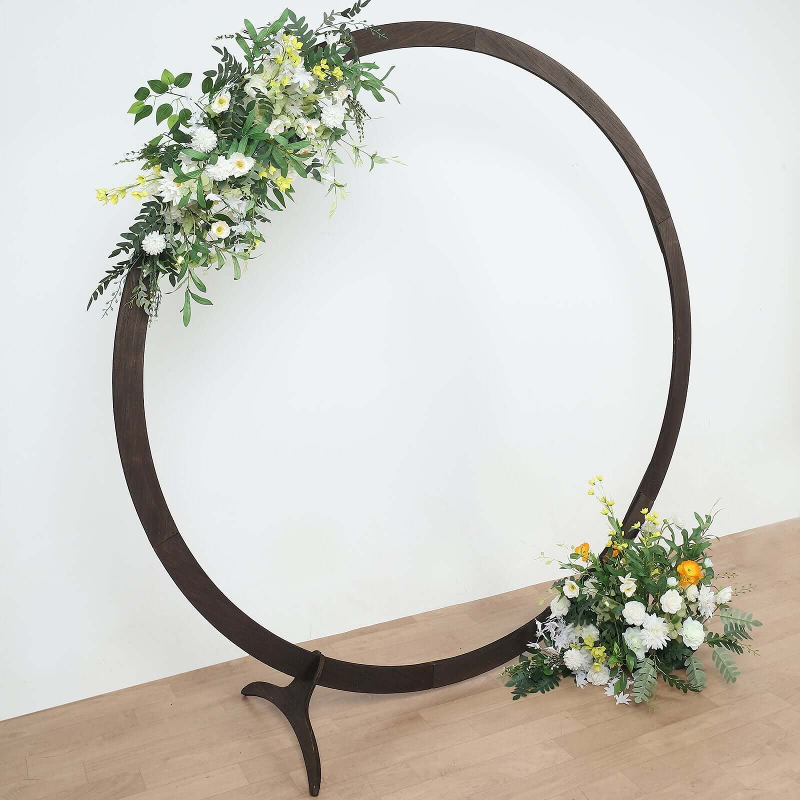 Efavormart 7FT Rustic Square Wedding Arch Wooden Backdrop Stand, Wedding Ceremony Arch - Brown - Image 30