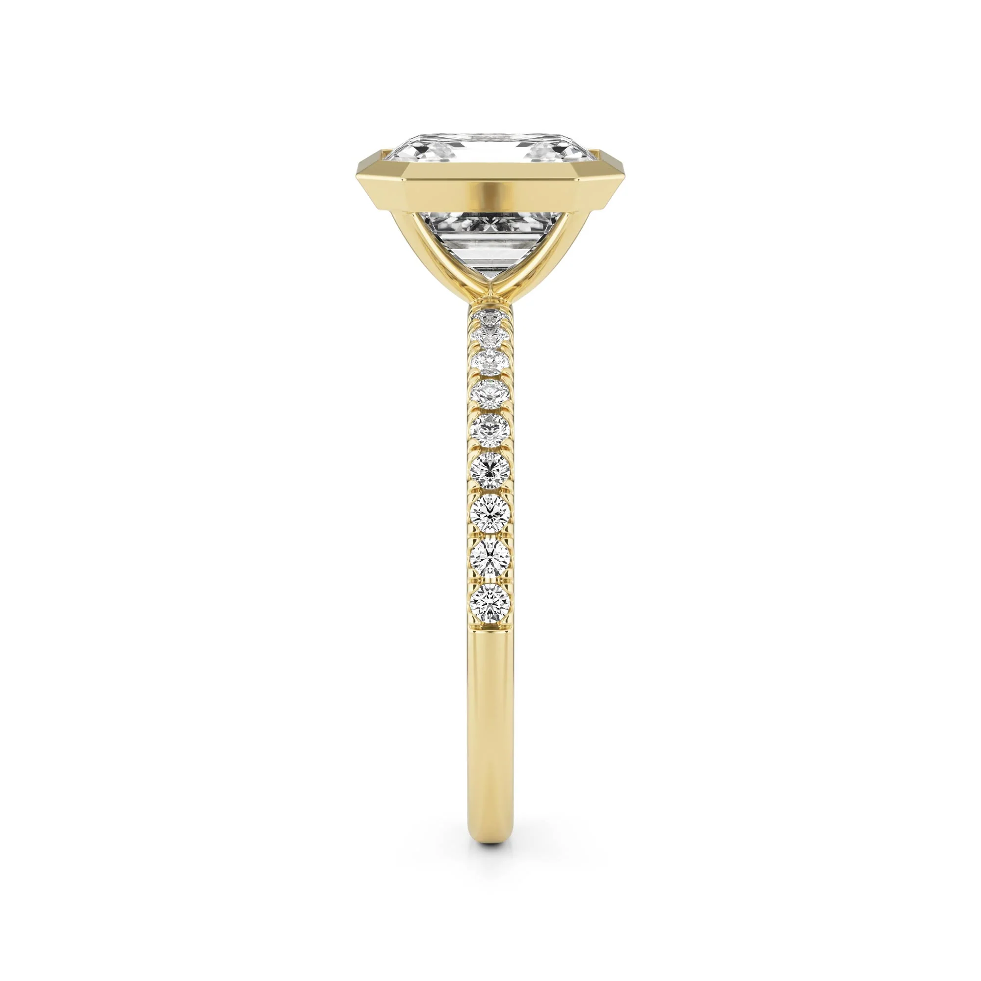 The Asscher Bezel Pavé