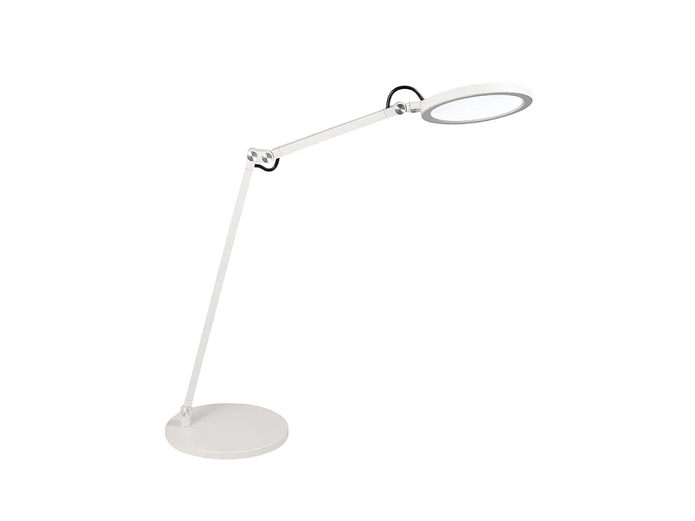 Regina - Lampe de table réglable Fabas Luce blanche - LED tactile intégrée 9 W à intensité variable CCT (3 000 K, 4 000 K, 5 000 K, 6 000 K)