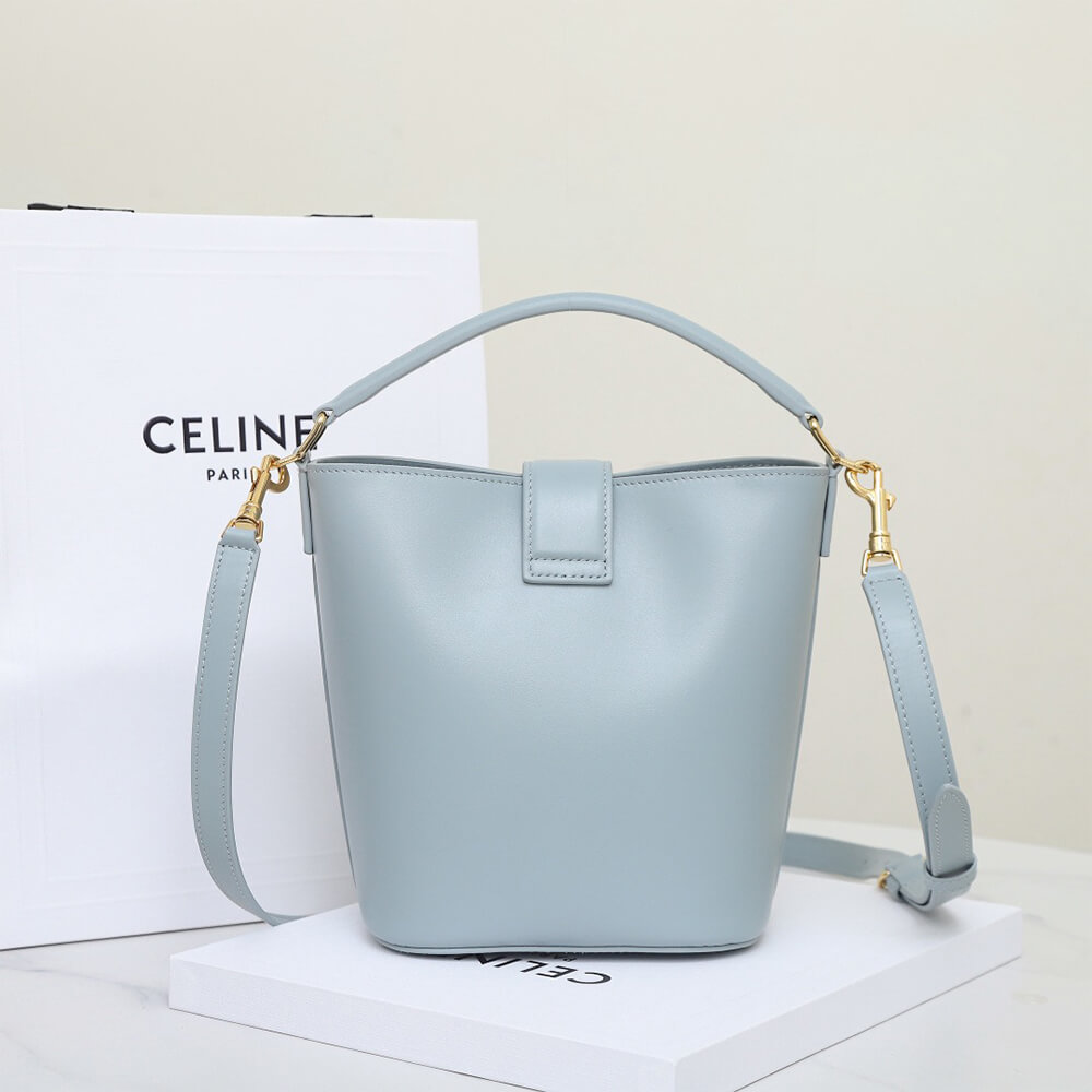 CELINE SMALL BUCKET LOUISE IN SMOOTH CALFSKIN(HIGH-END GRADE)1:1High-quality replica