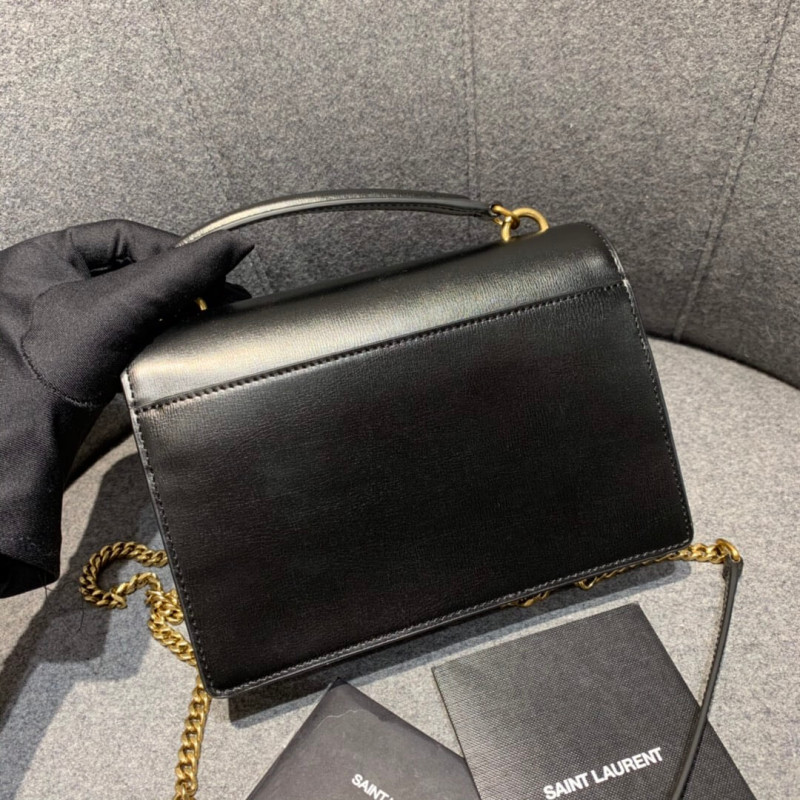 Replica Saint Laurent Sunset Chain Wallet In Smooth Leather 5330261:1High-quality replica
