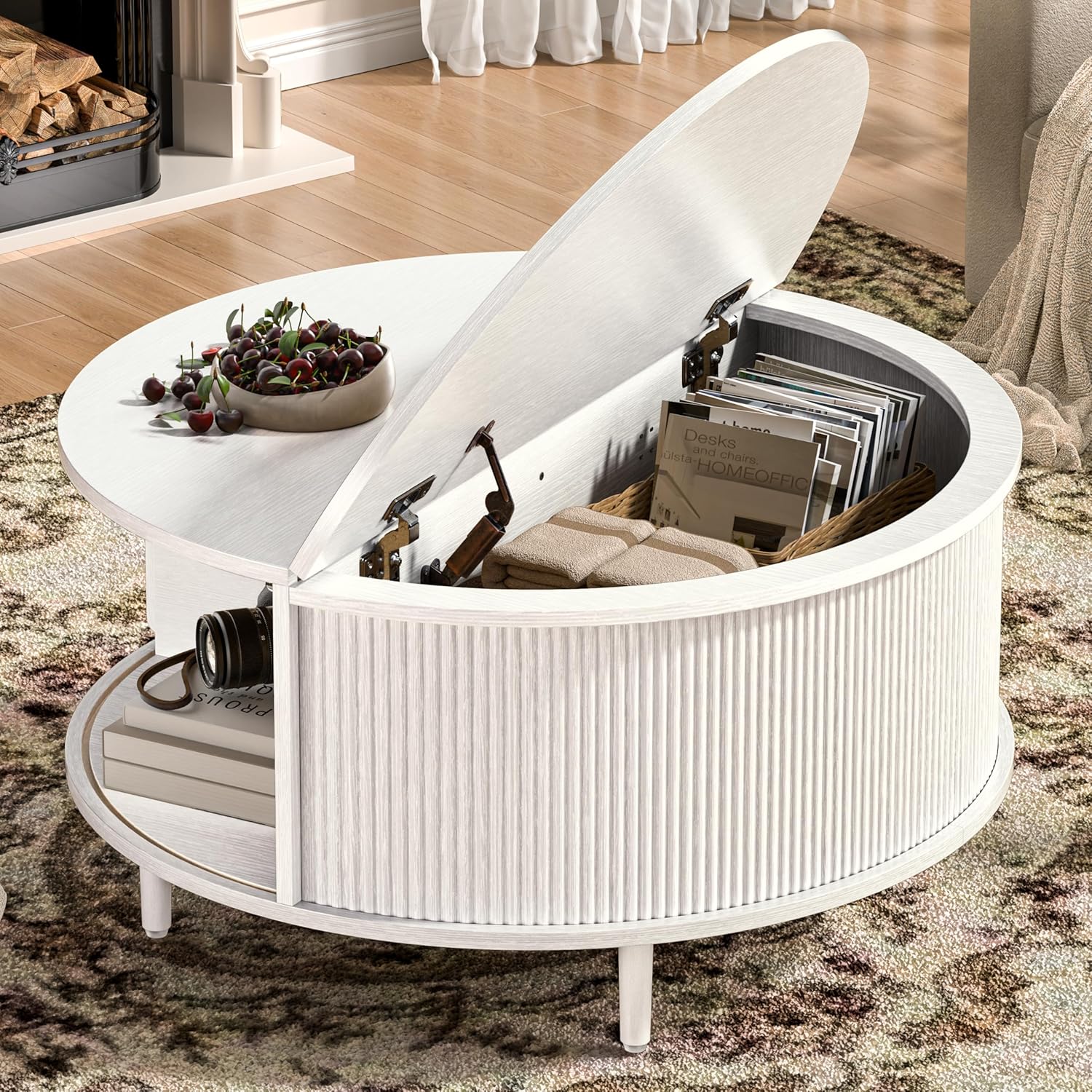 Round Coffee Table, 31.5