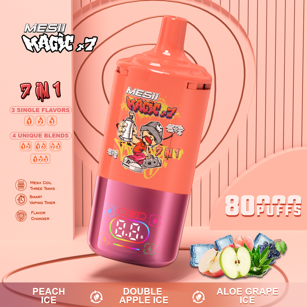 Mesii Magic X7 80000 Puffs 7-in-1 Disposable Vape 10