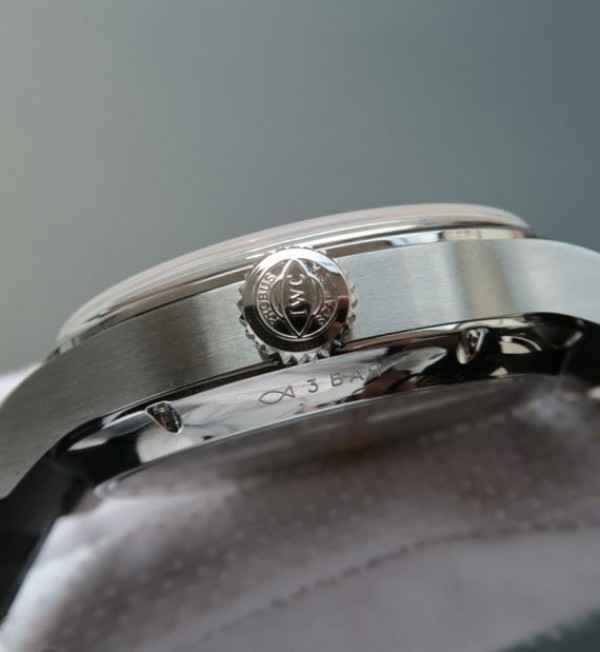 Replica IWC TF Portuguese Tourbillon IW5046 White Dial Leather Strap - Top club