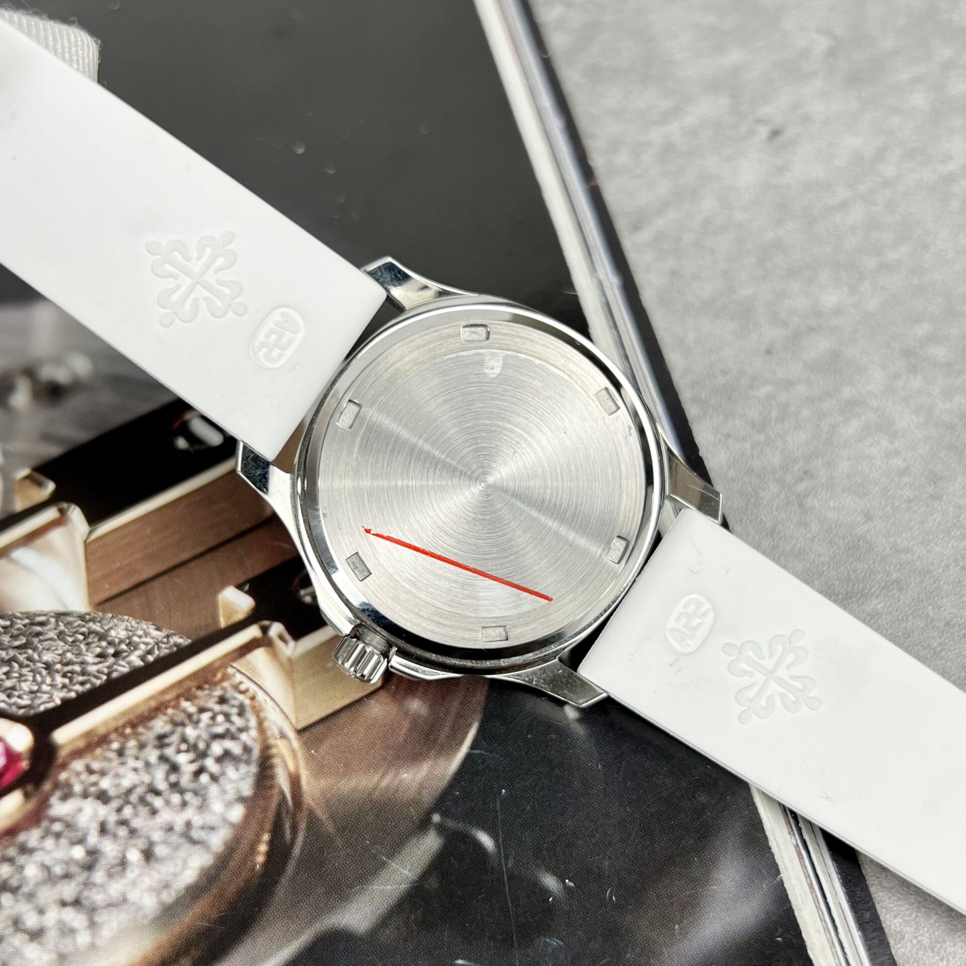 Patek Philippe Aquanaut 5067A Replica Watch With Moissanite Diamond 35.6mm - Top club