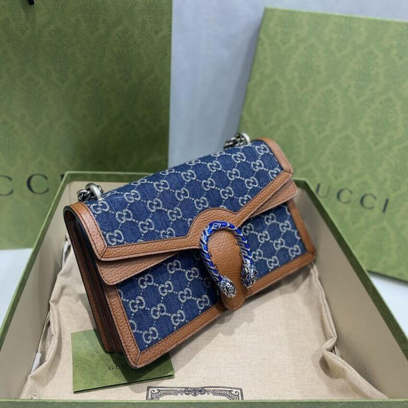Replica Gucci Denim Small Dionysus Shoulder Bag 4002491:1High-quality replica
