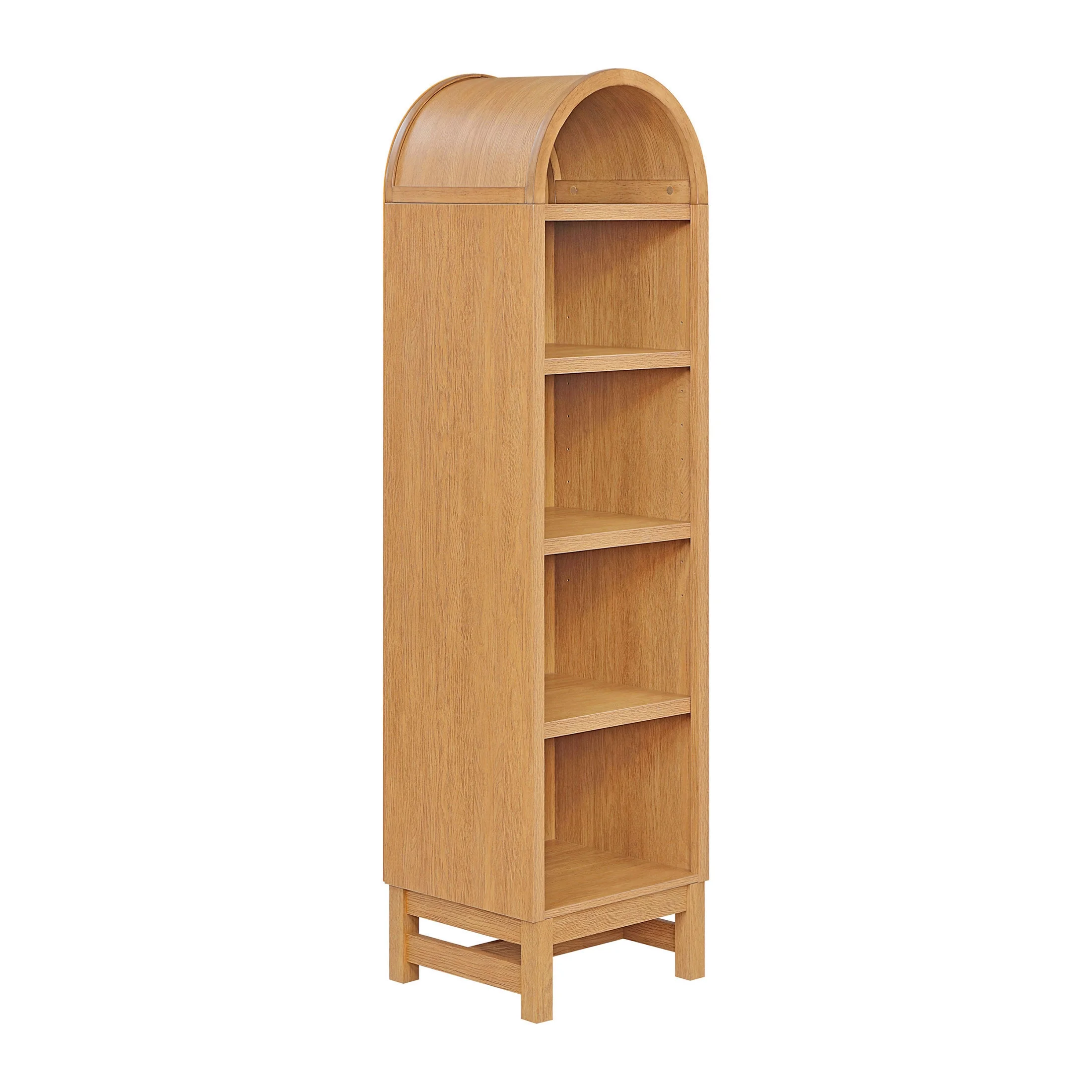 Better Homes & Gardens Juliet Narrow Arch Bookcase, Rich Black and Light Honey - Image 29