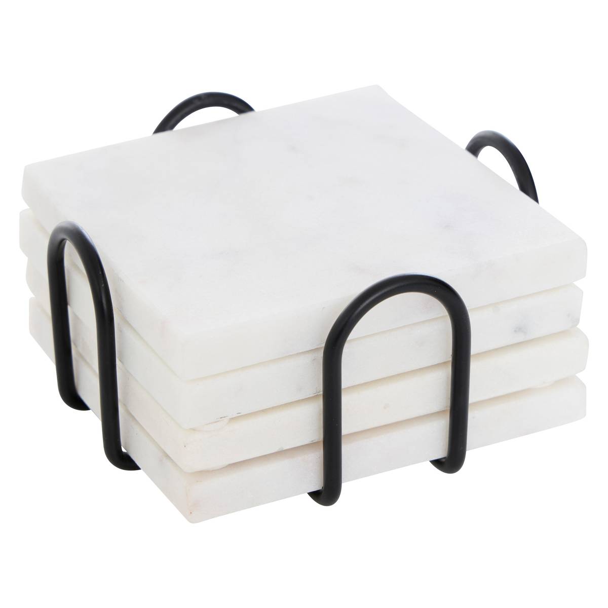 Set of 4 "Marble" Coasters Marble, 11.5x11.5 cm