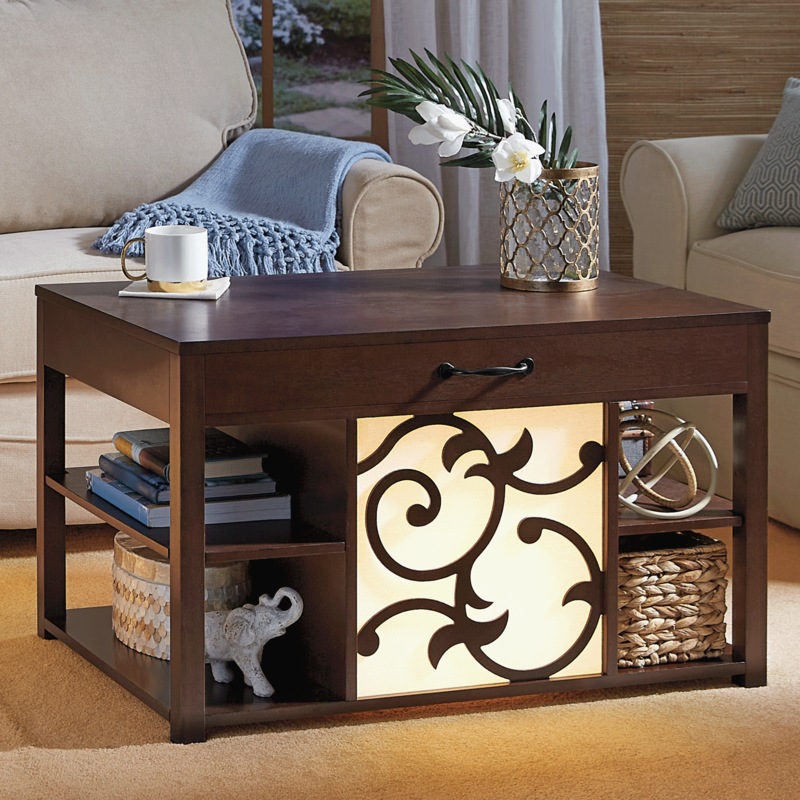 Lau Lit Coffee Table - MIDNIGHT VELVET CATALOG
