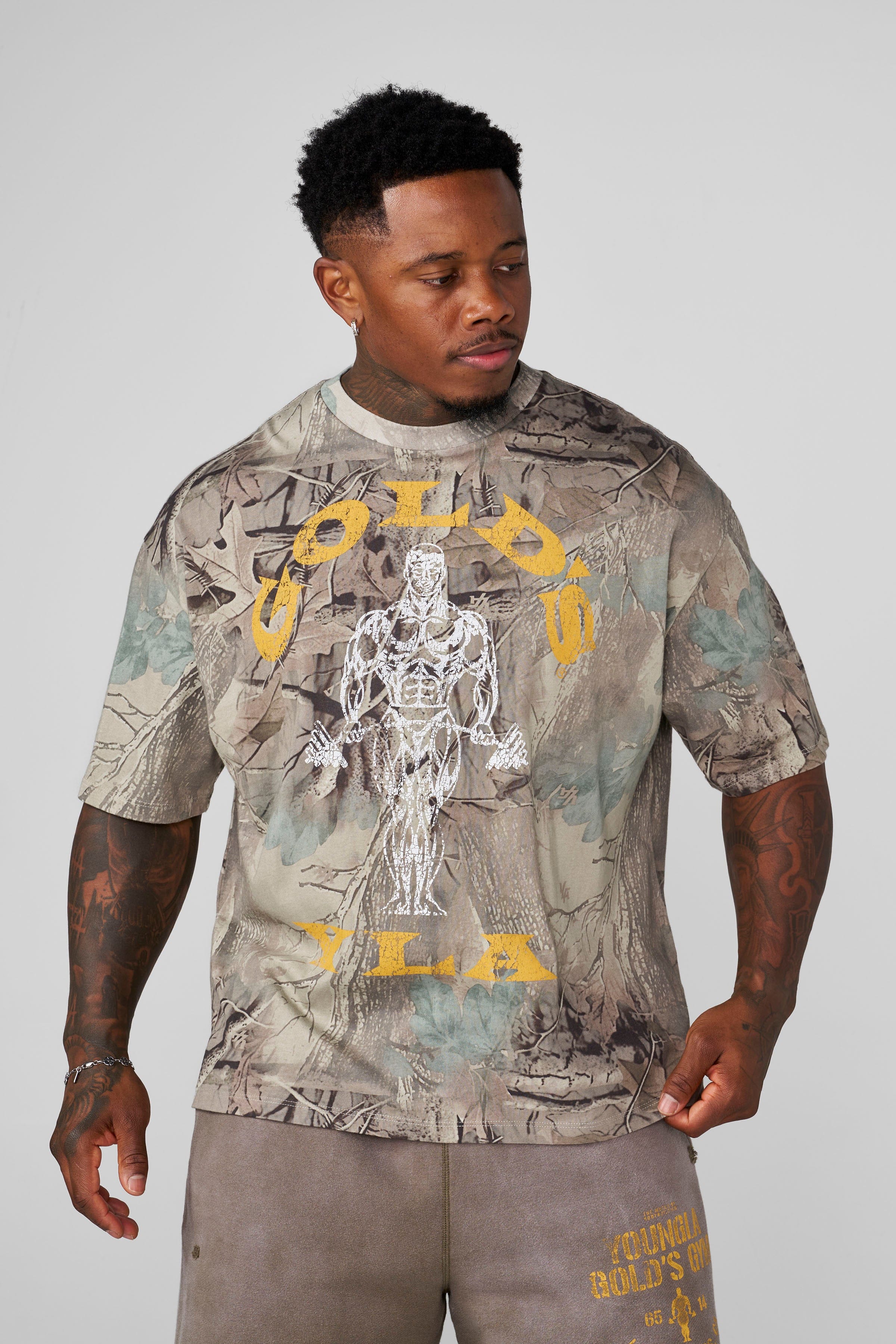 4213 - Gold's Iron Legacy Icon Tees